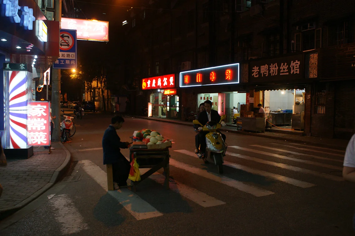 Fearless watermelon vendor