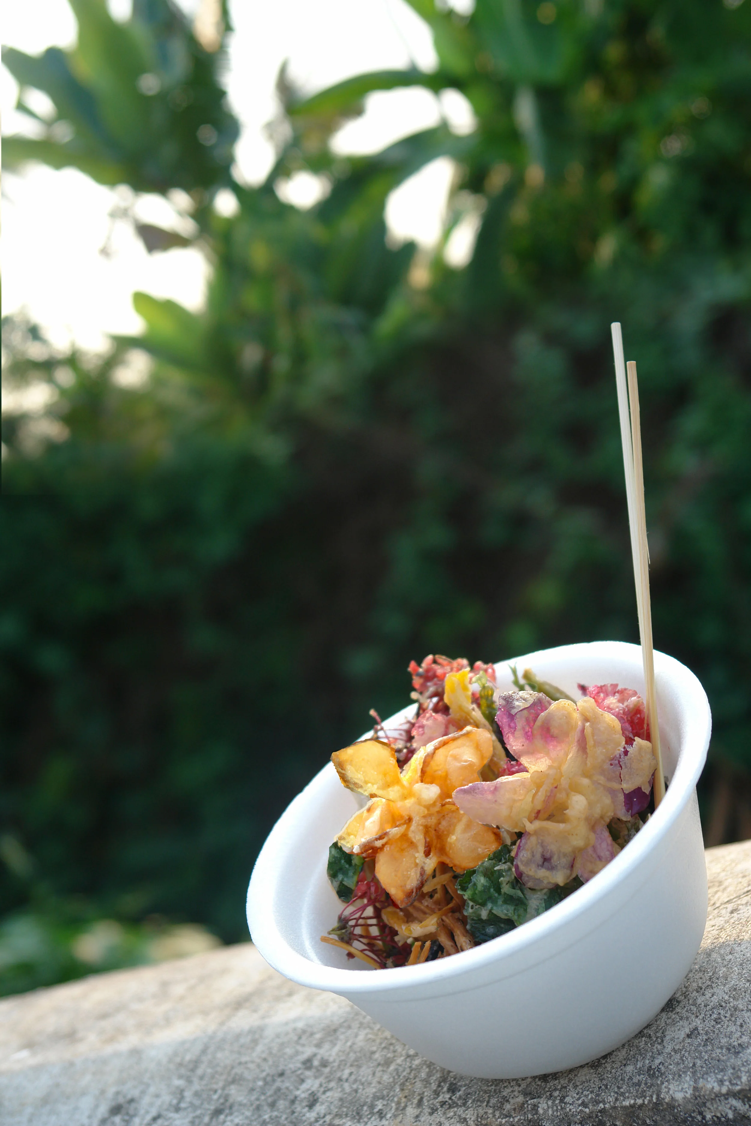 Sweet, crispy and delicious: Flower Tempura