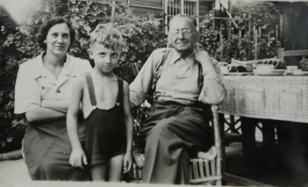 My grandmother, my father, my grandfather (1952)