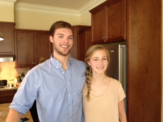 Jean Marc and his sister, CeCe, Thanksgiving 2013