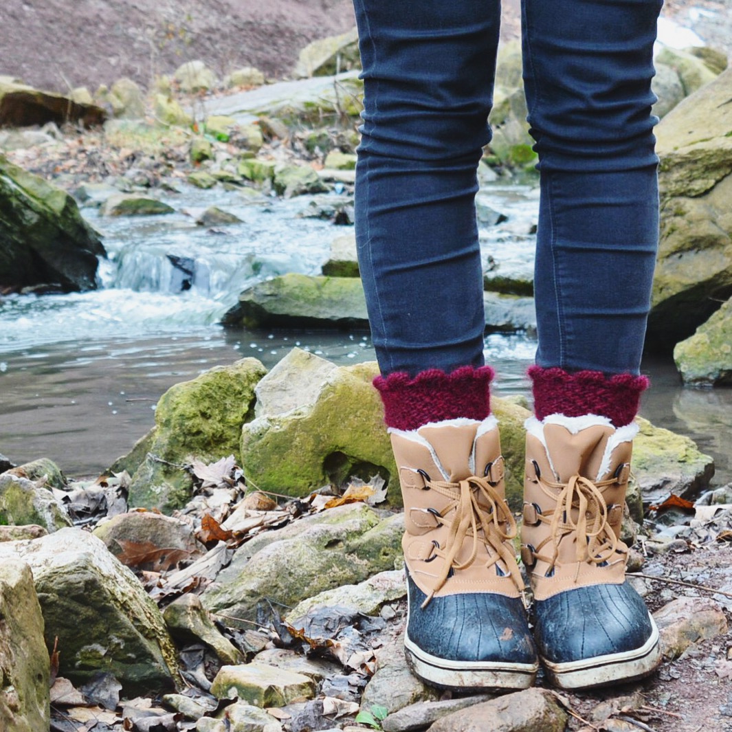 Scallop Boot Cuffs