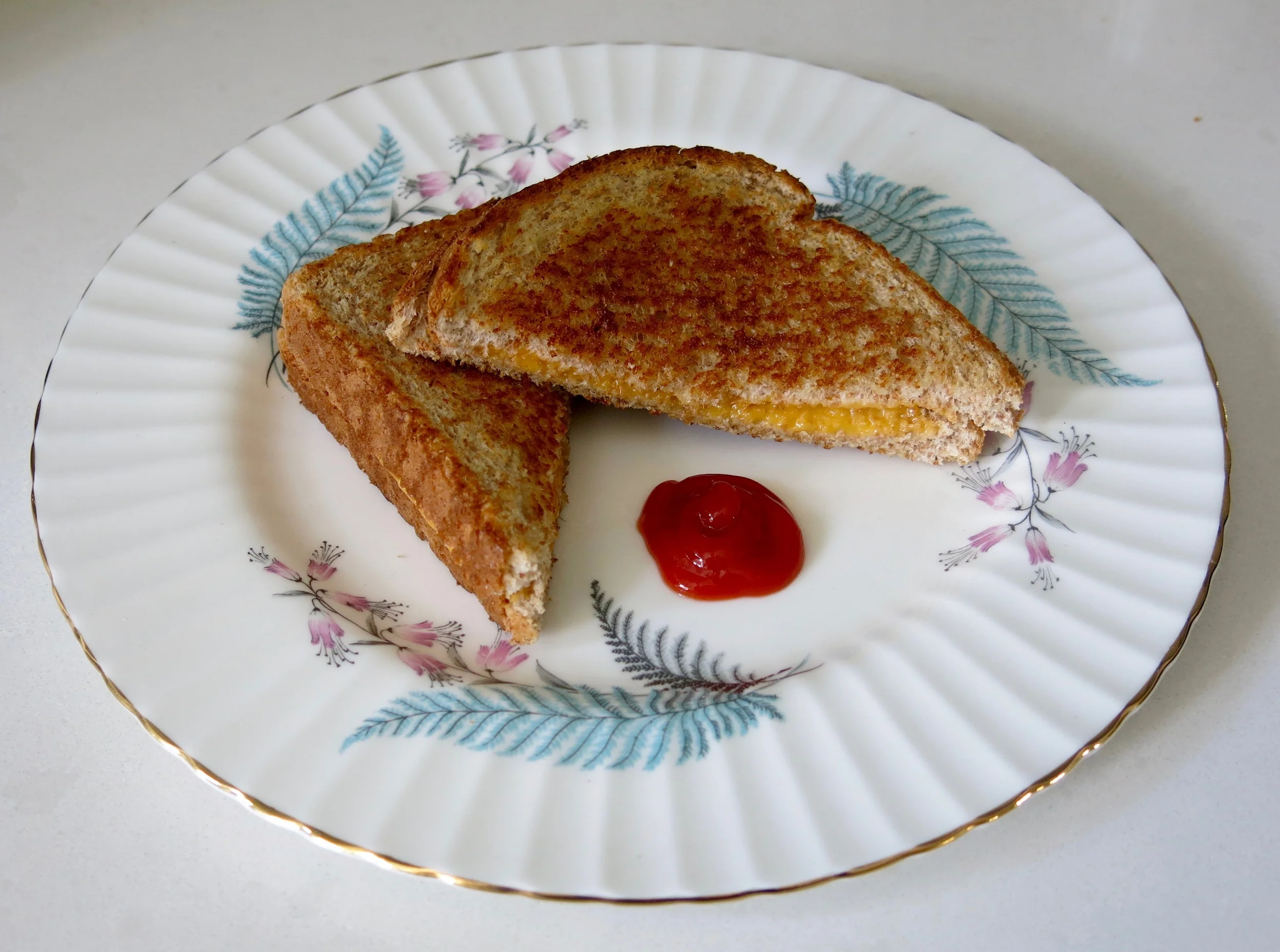 I made this. And no, that wasn't enough ketchup.