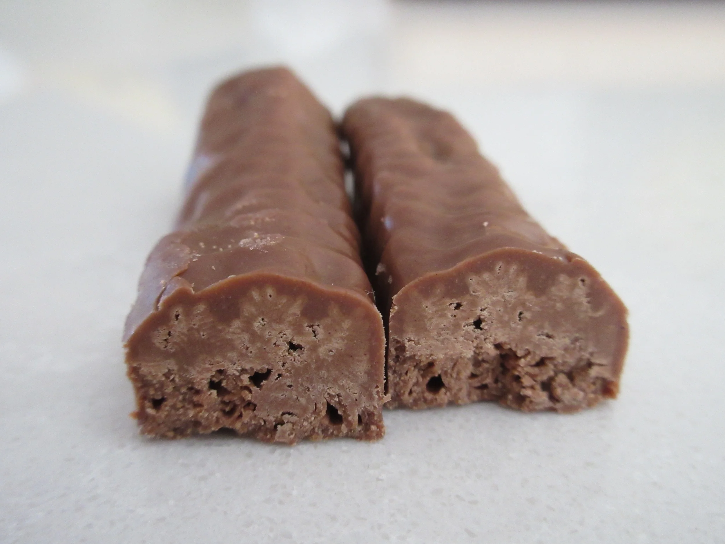 High definition interior shot of a Twirl bar.