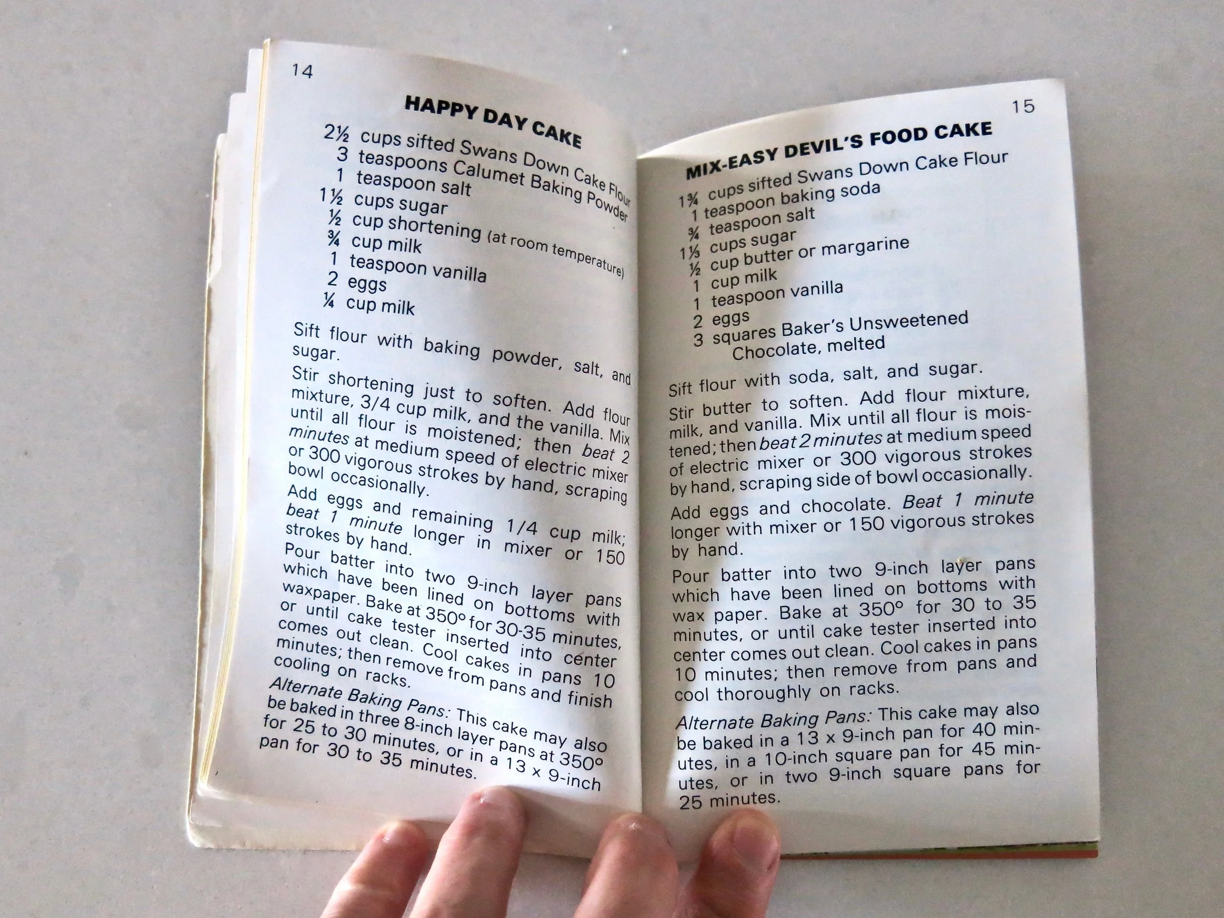 The recipe.
