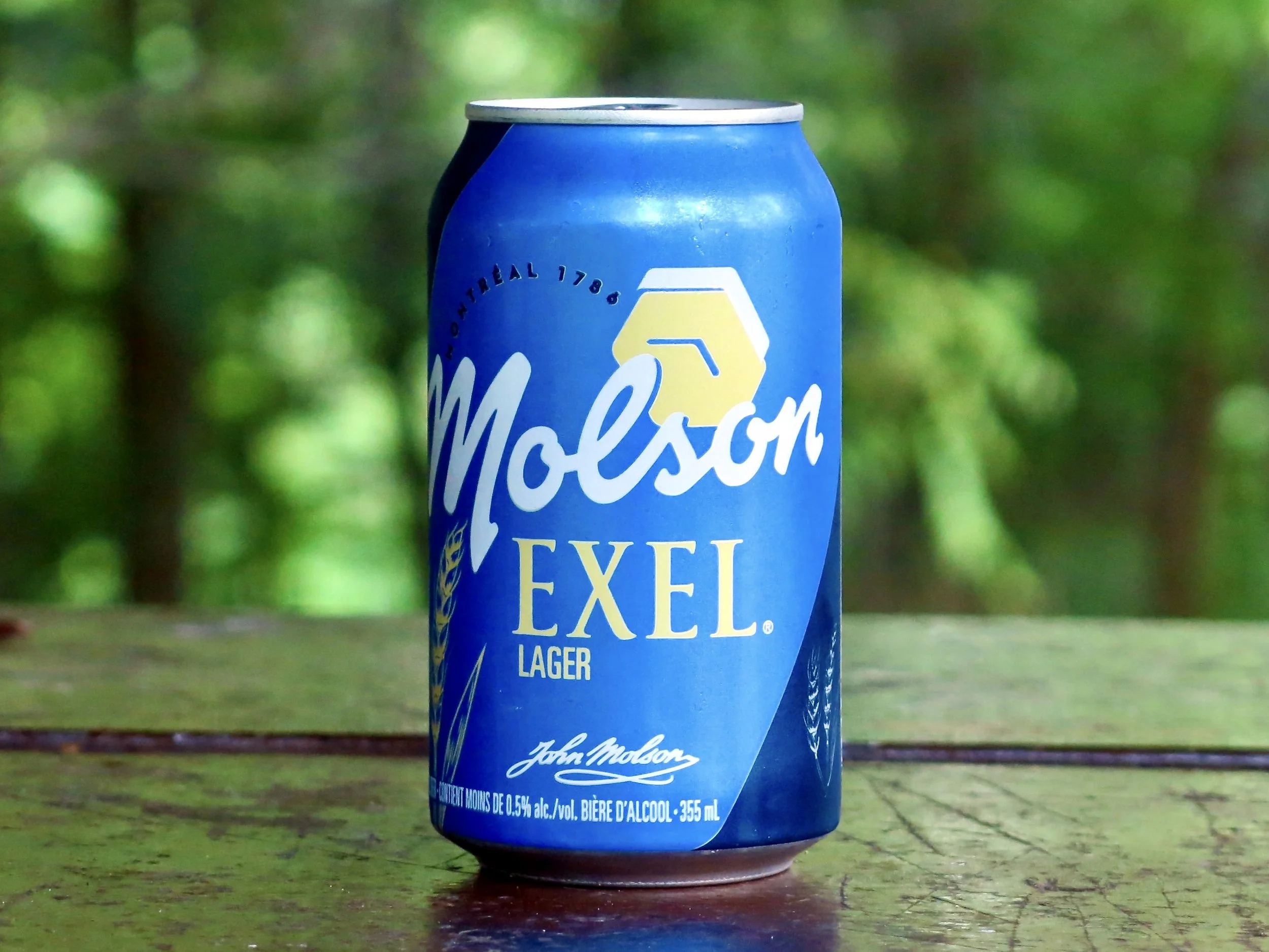 A can of Molson Excel