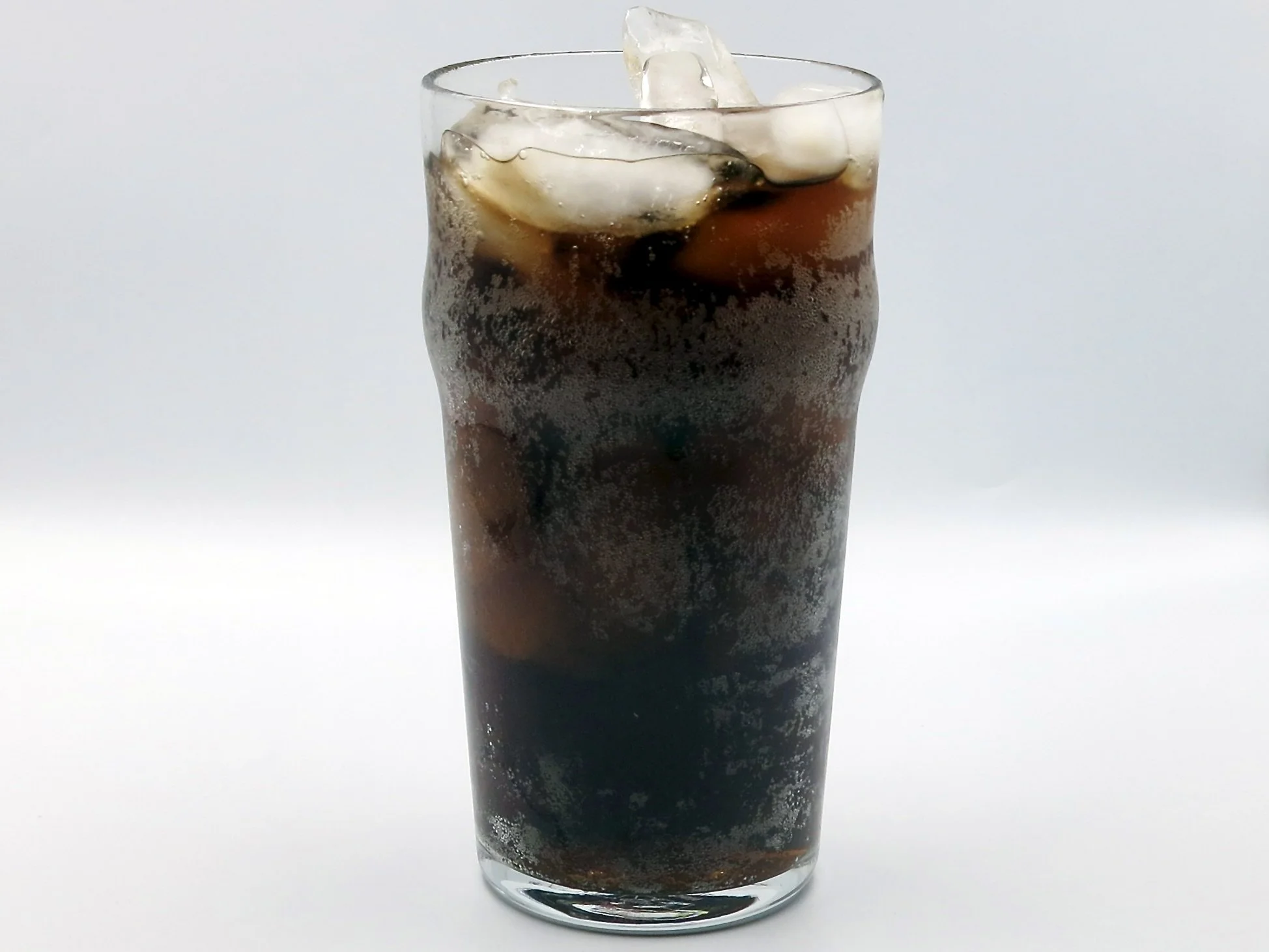 A glass of Diet Coke