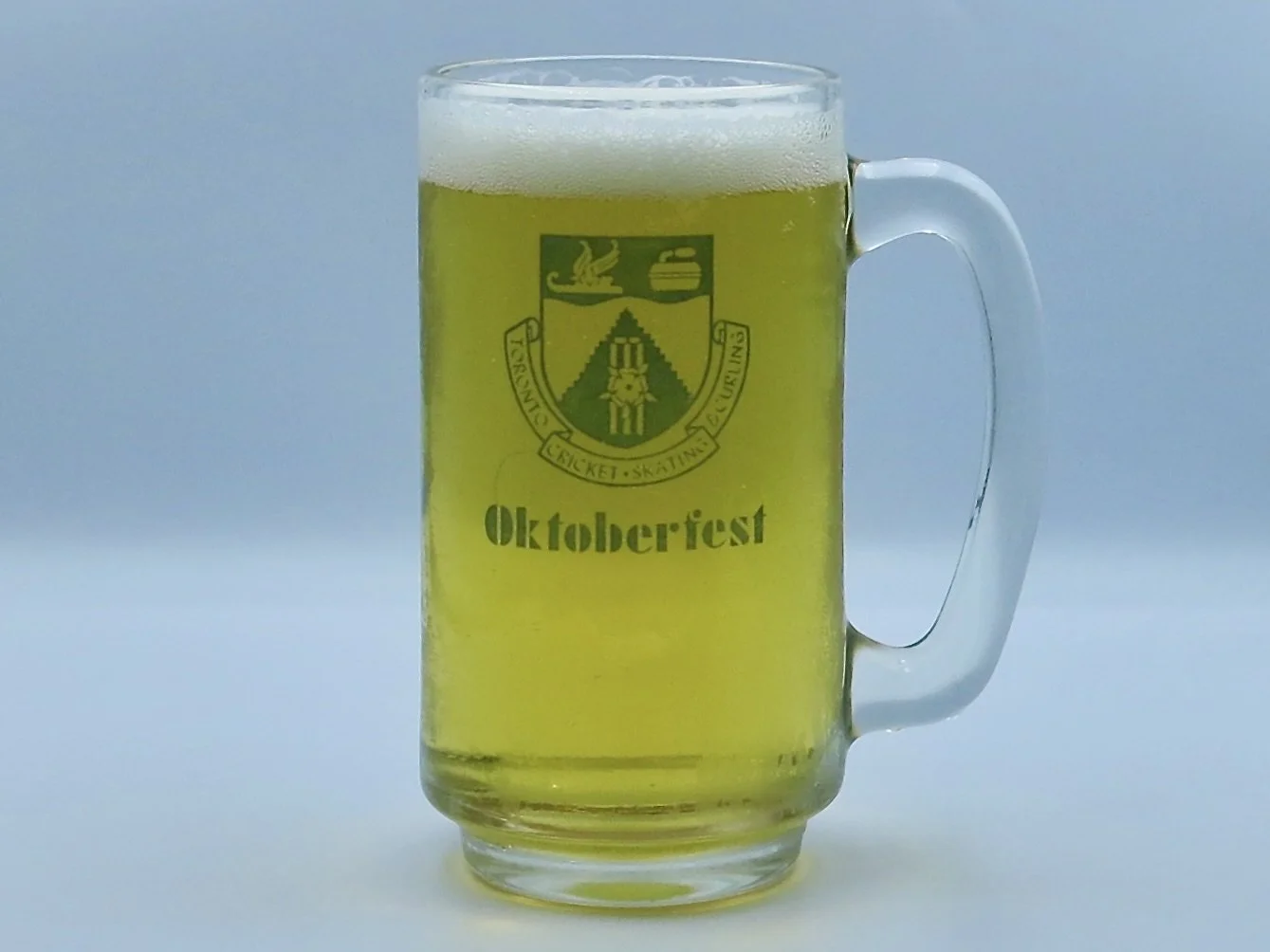 A glass of Claushaler beer