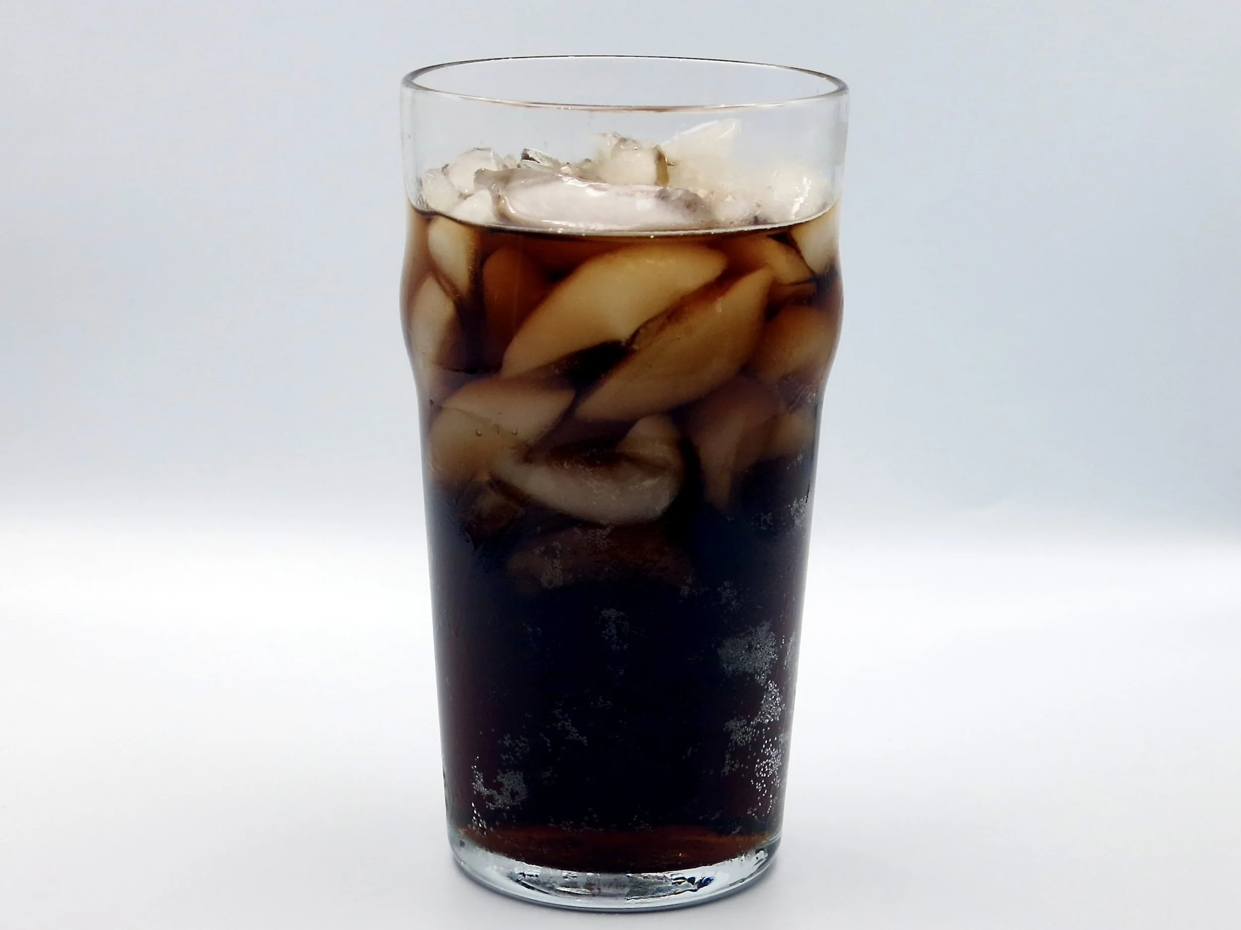 A glass of Coca Cola Zero Sugar