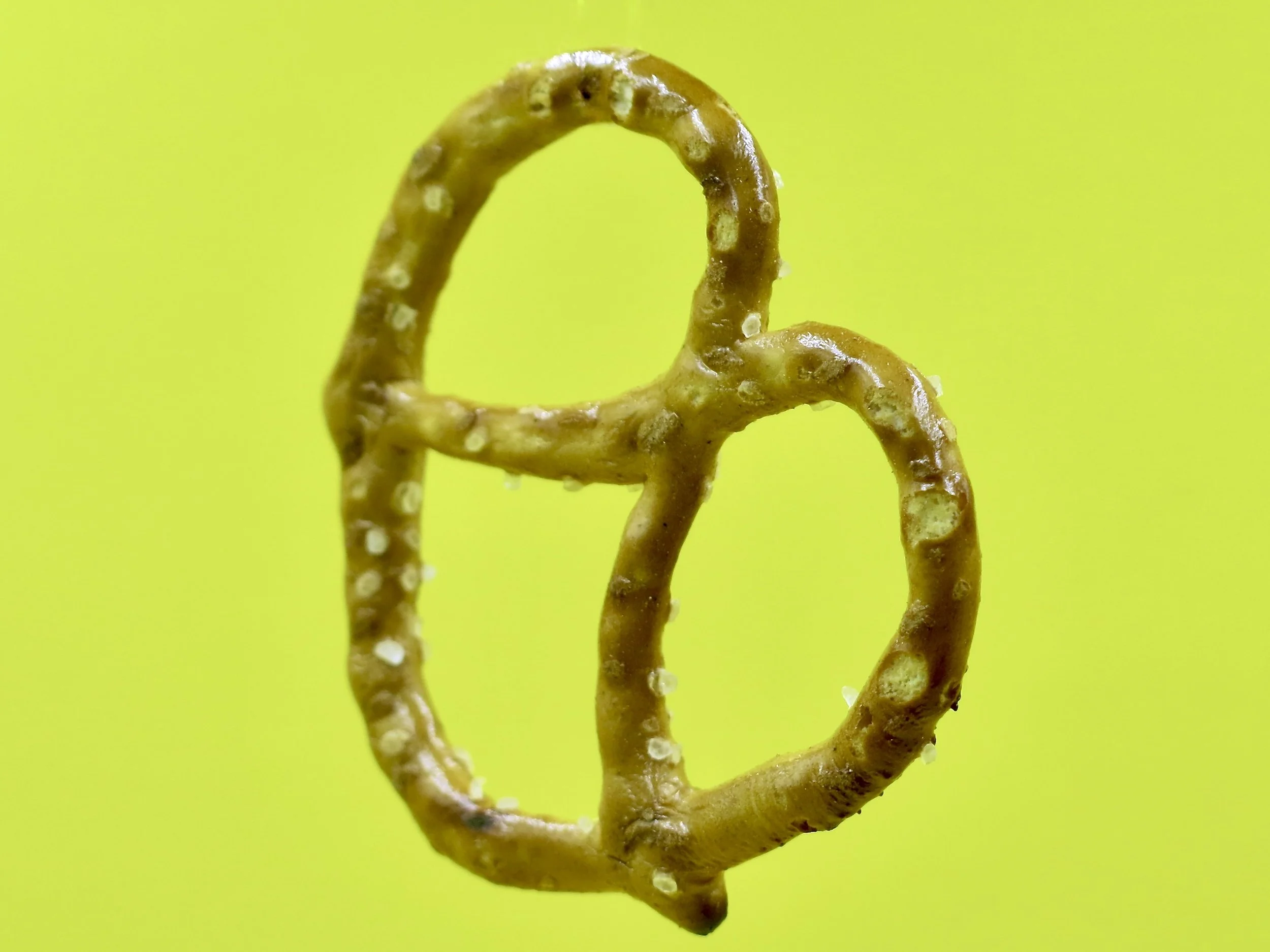 A single Selection brand pretzel.