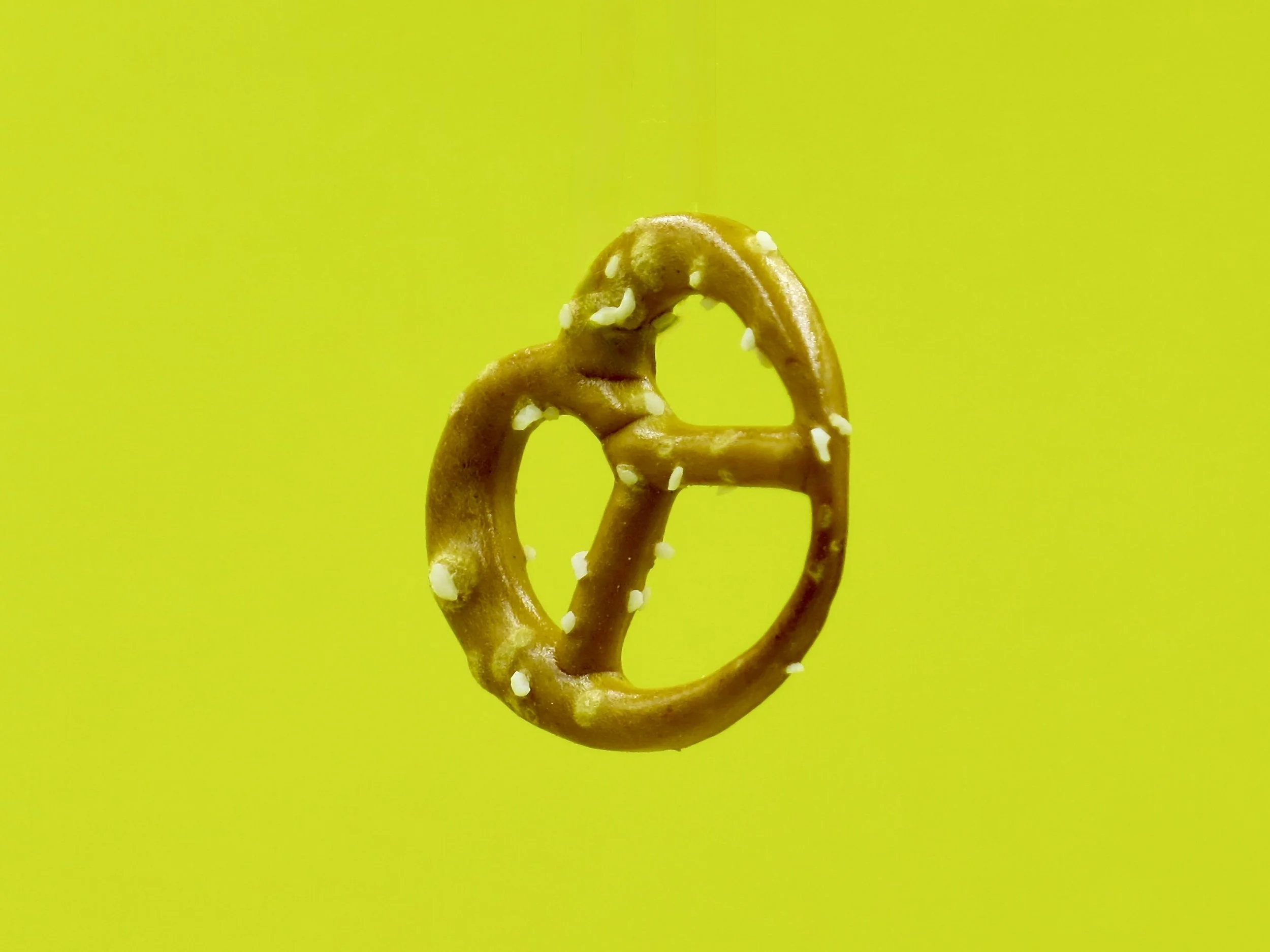 A single Longo's brand pretzel