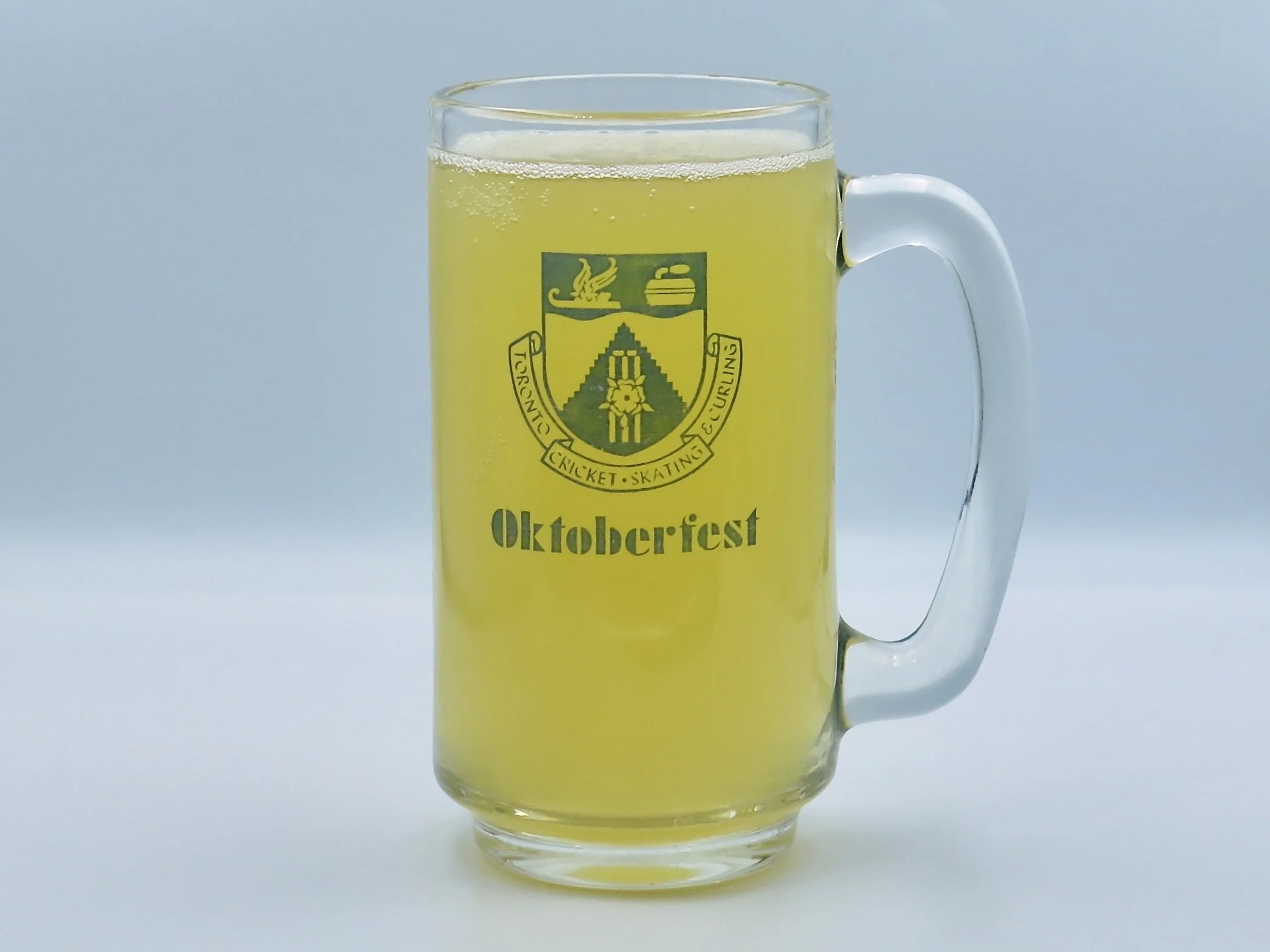 A glass of Stay Classy beer