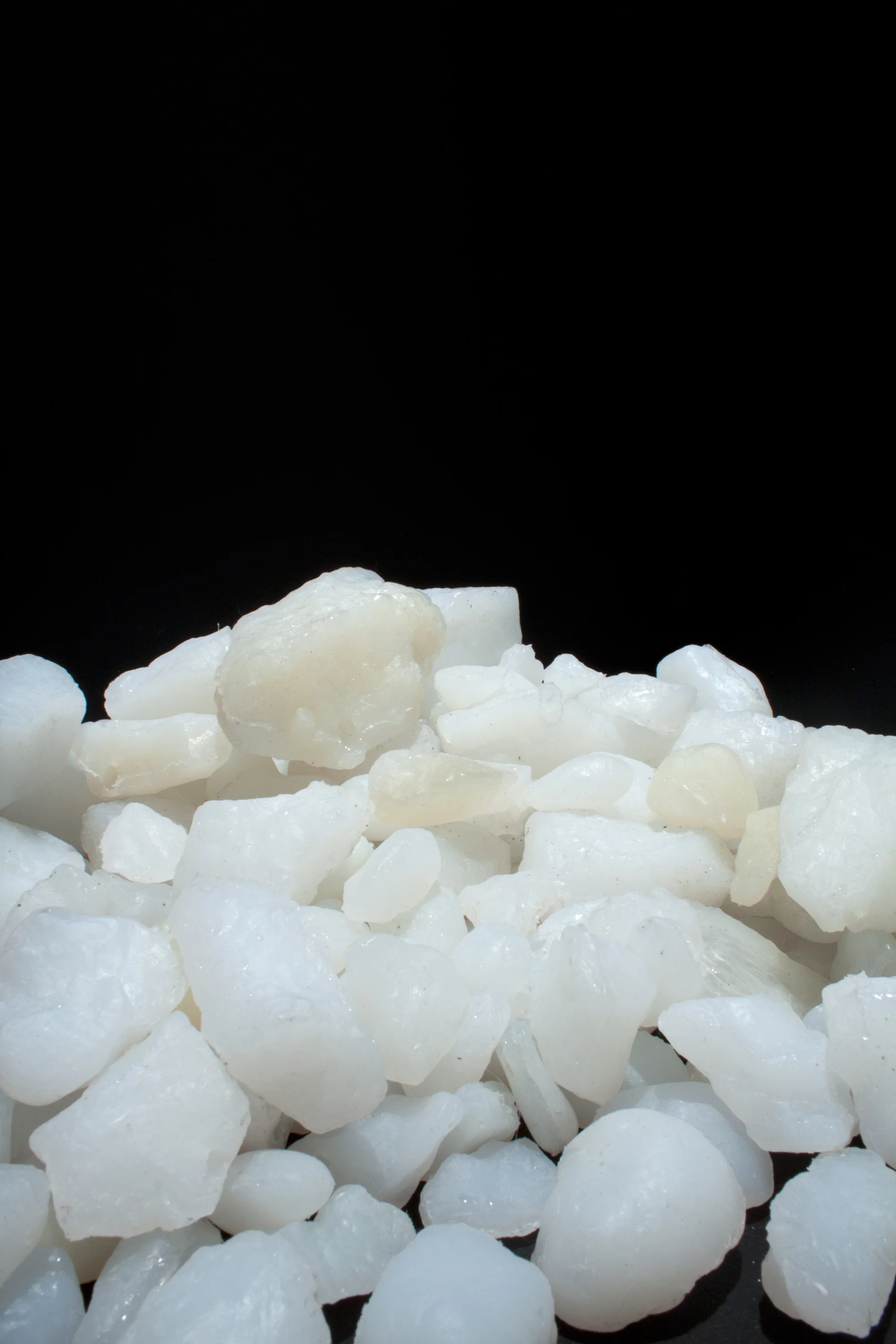 Detail Untitled 2011 Cast hot glue; rocks Dimensions variable
