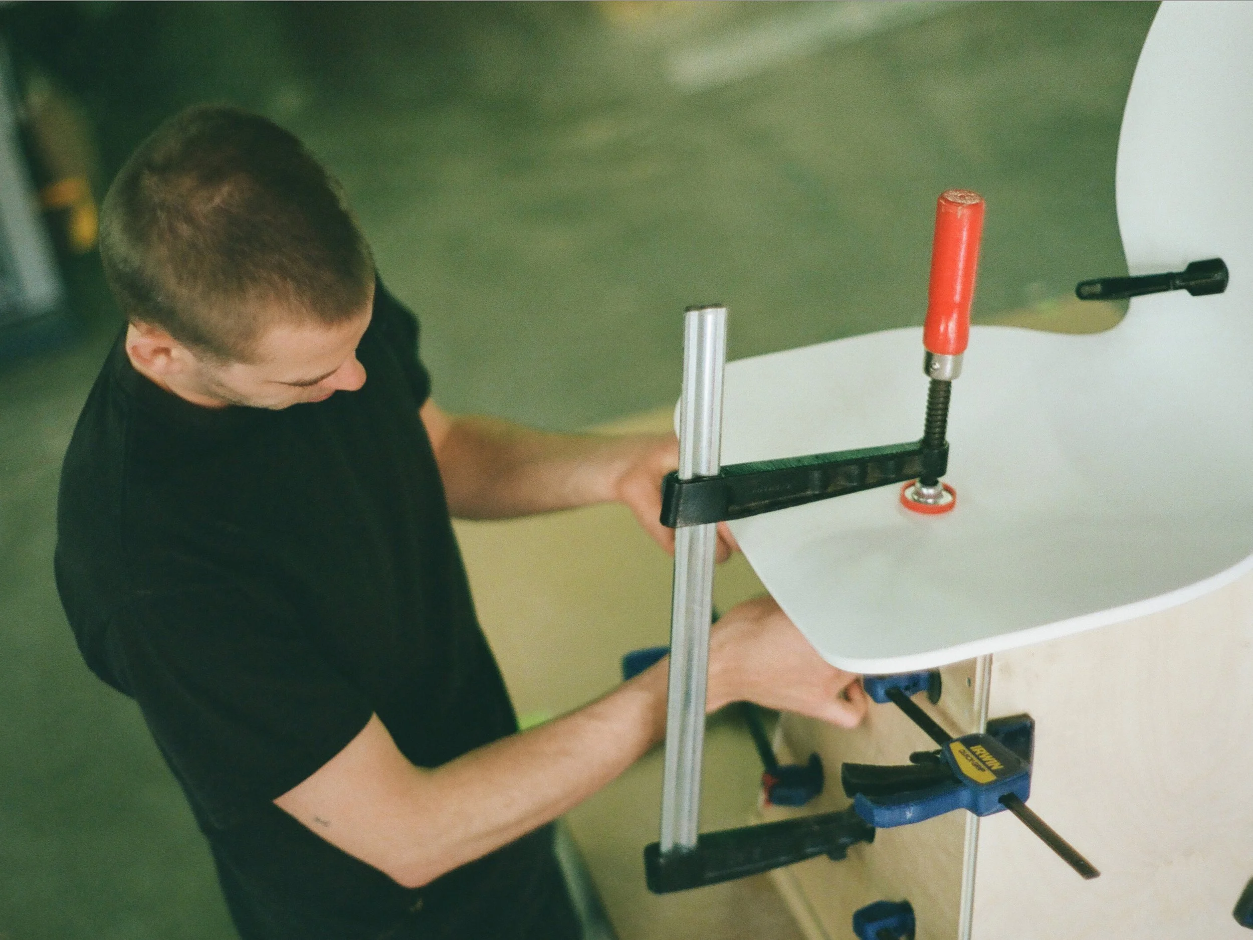 Corian chair fabrication