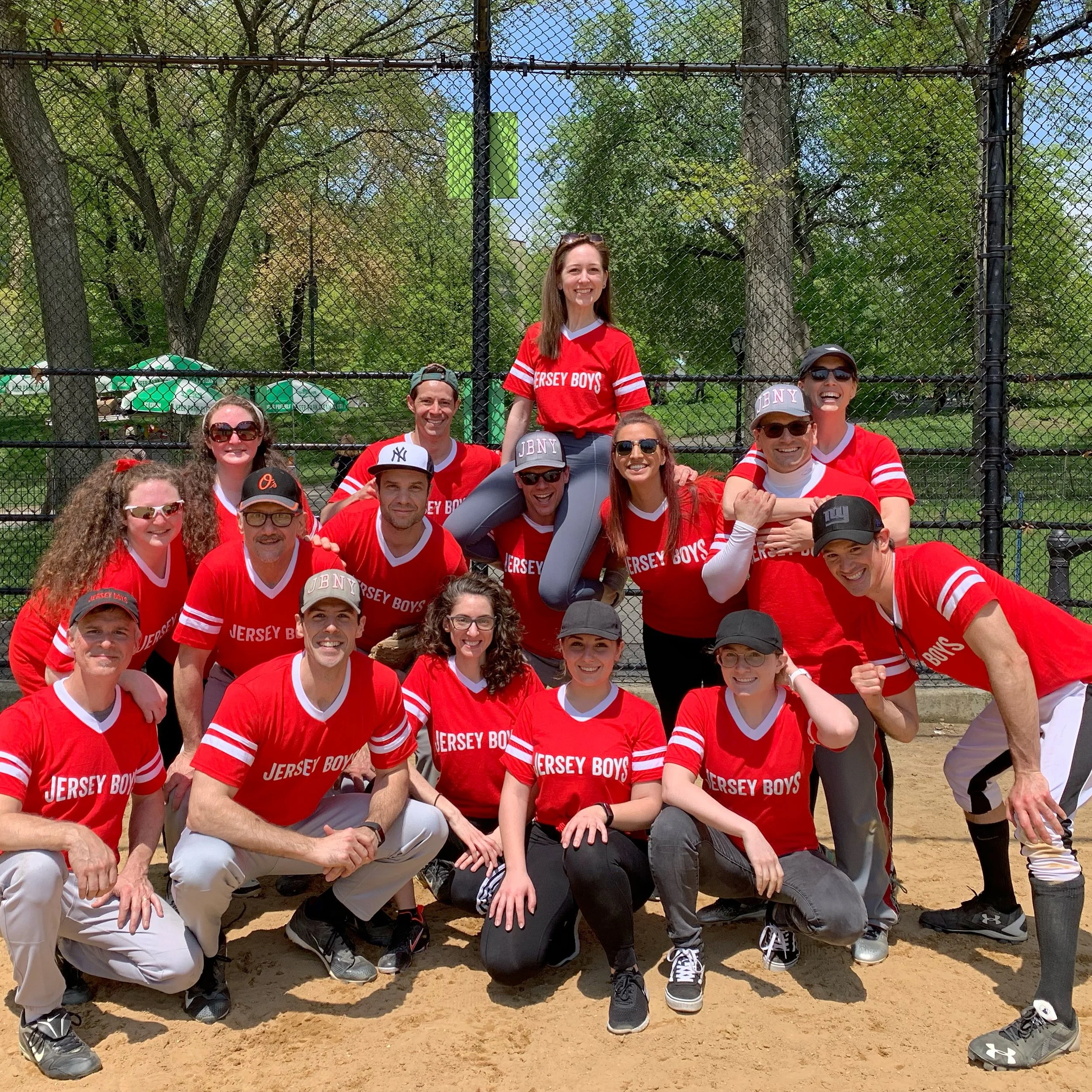 Keeping the balance between art and athletics with the Jersey Boys Softball Team.