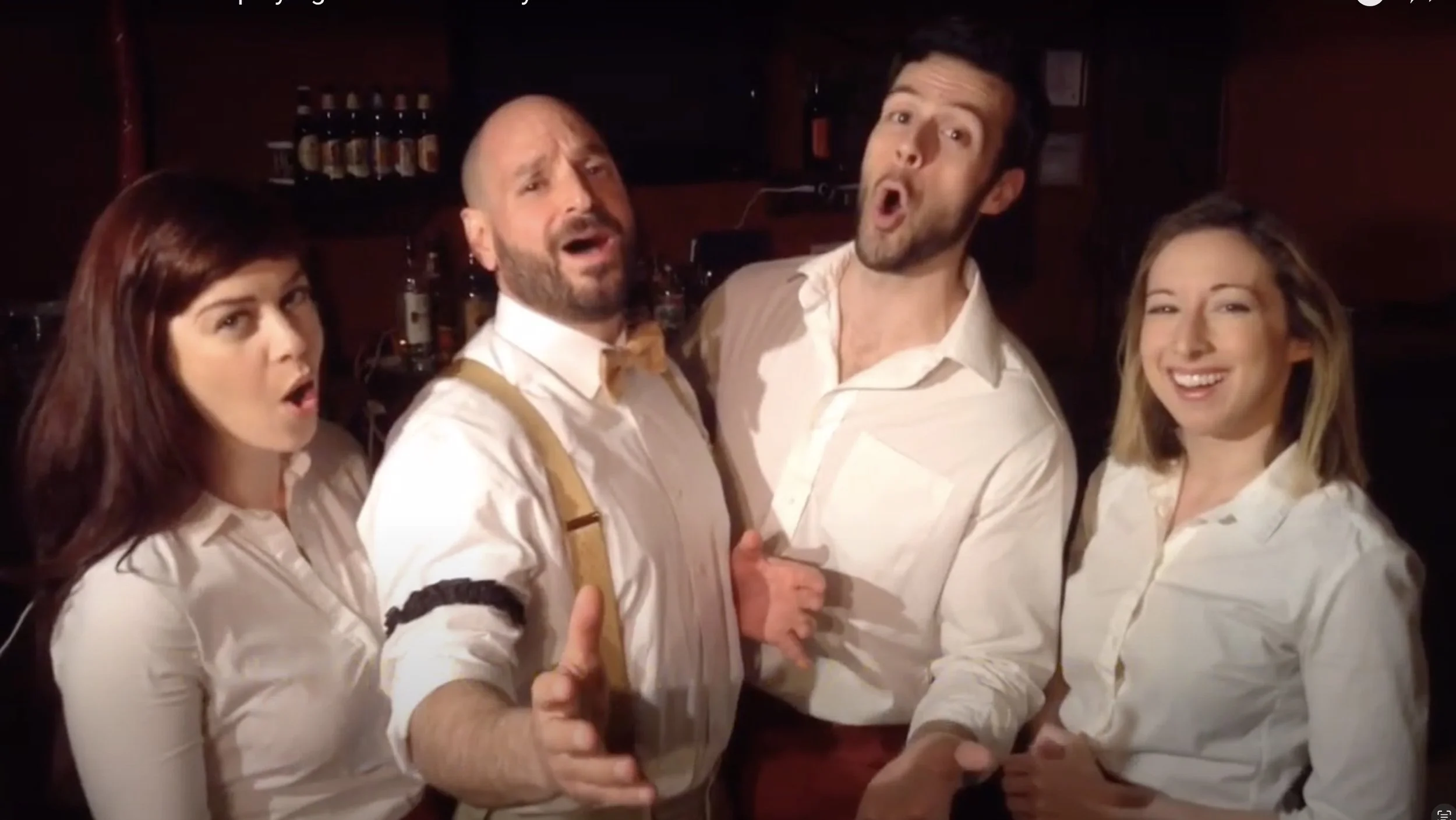 What better than a bit of Barbershop to go with your booze? - The Imbible: A Spirited History of Drinking, Off-Broadway debut