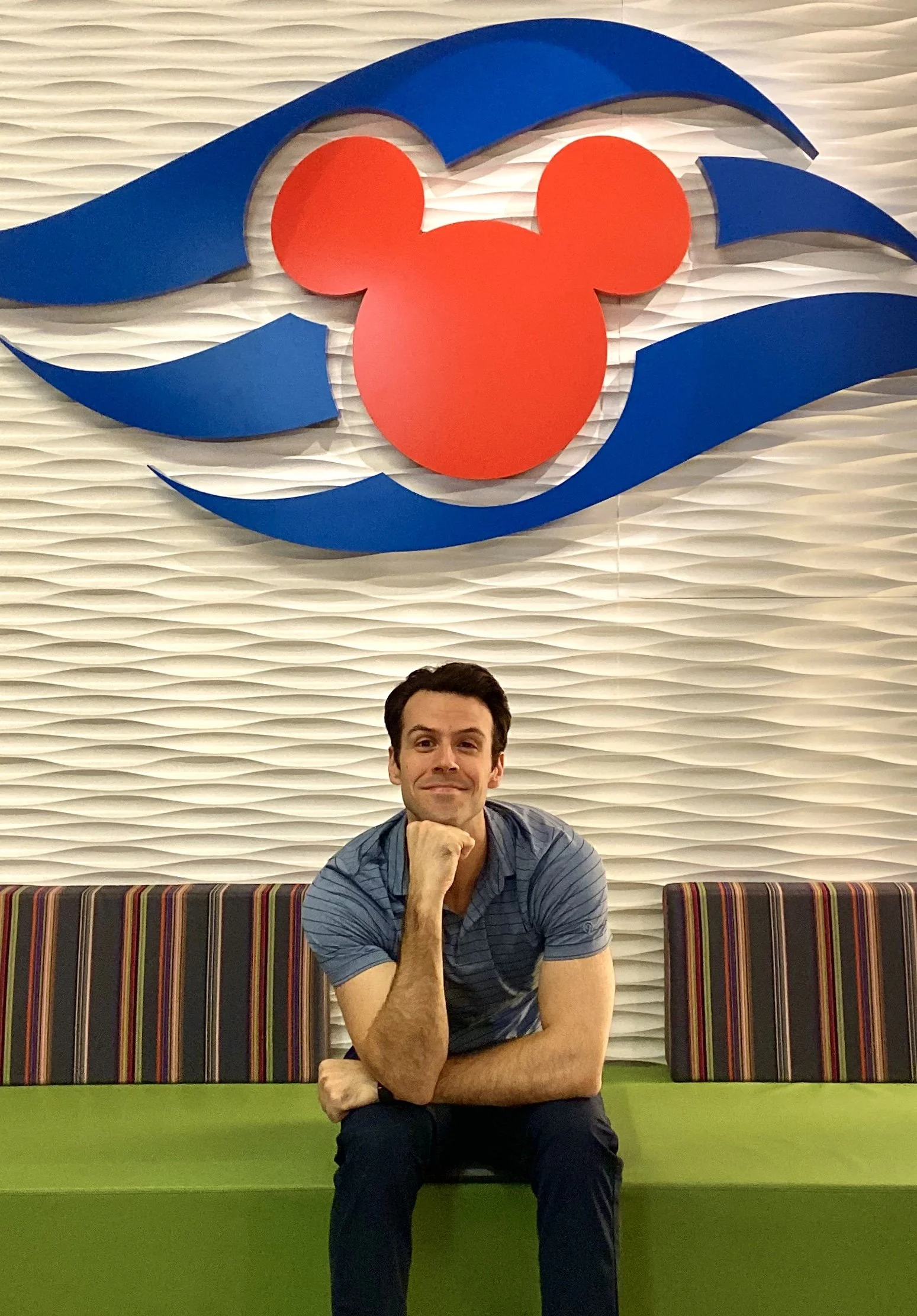When a childhood dream comes true. My first day rehearsing with Disney. 