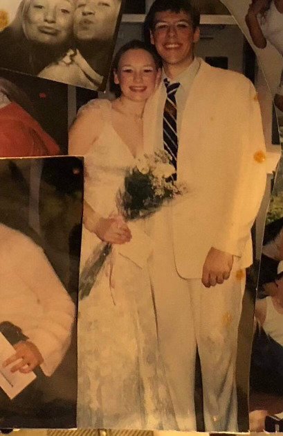 Obligatory High School Musical photo. Bobby & Polly from CRAZY FOR YOU. (I'm better at stage makeup now.)