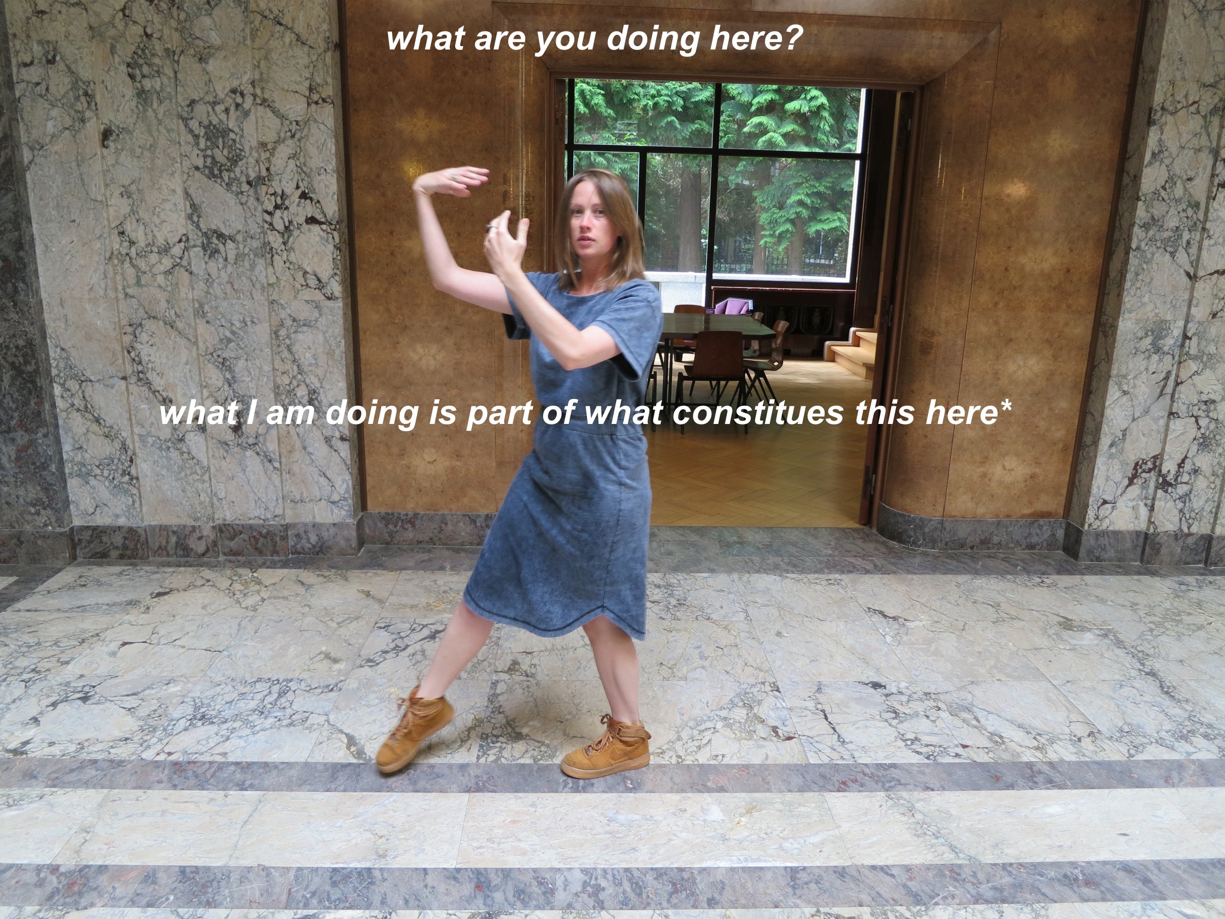 a dance for the gallery
