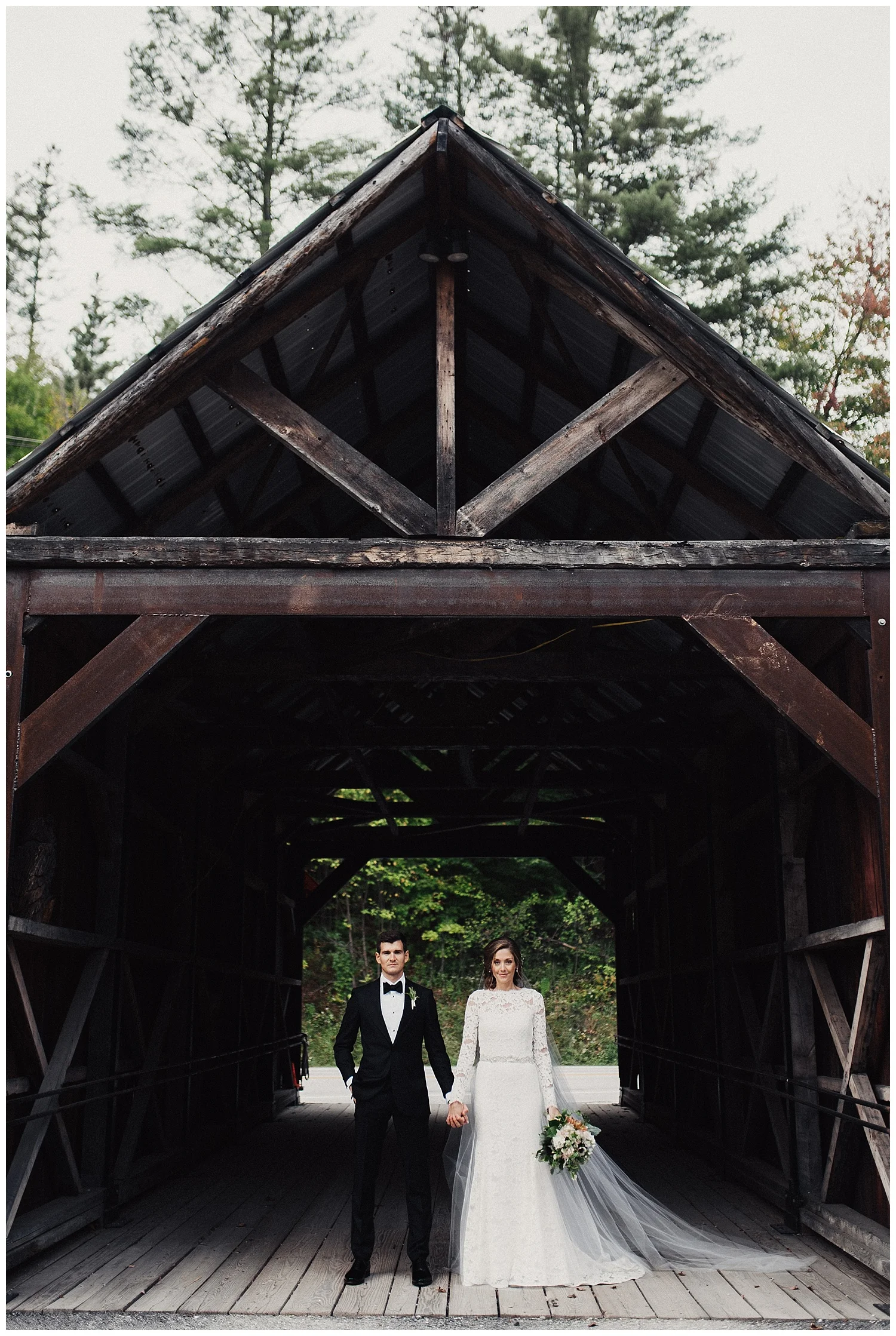 Bride and Groom Portraits Riverside Farms
