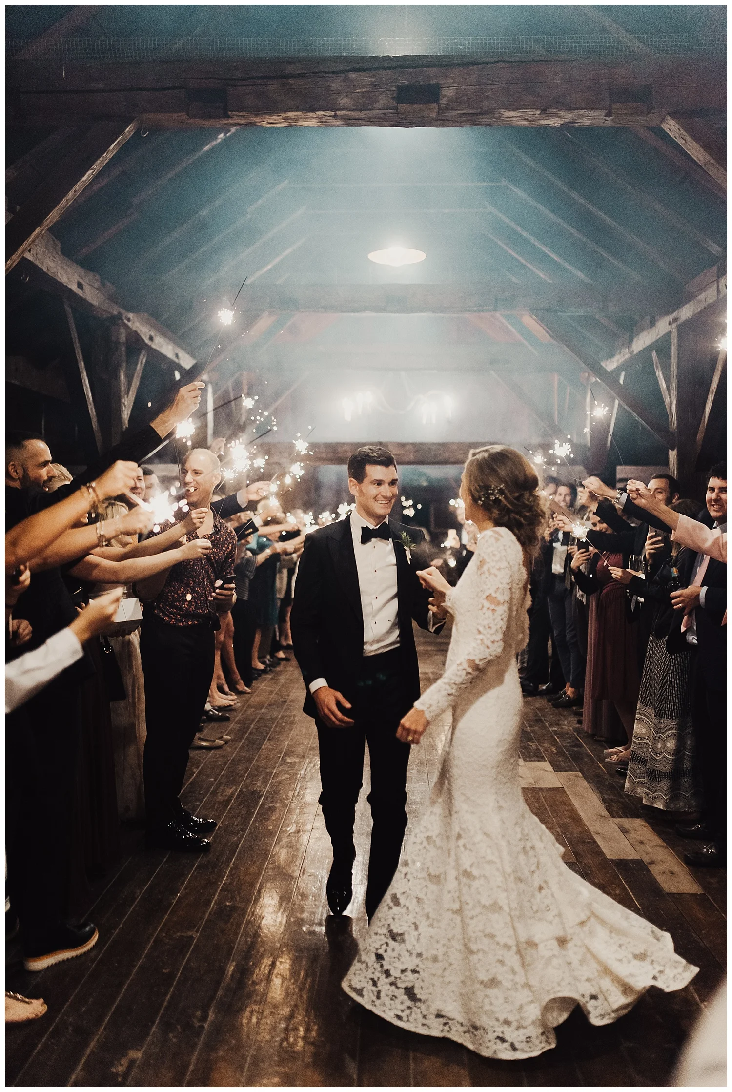 Eden Strader Photography Sparkler Exit