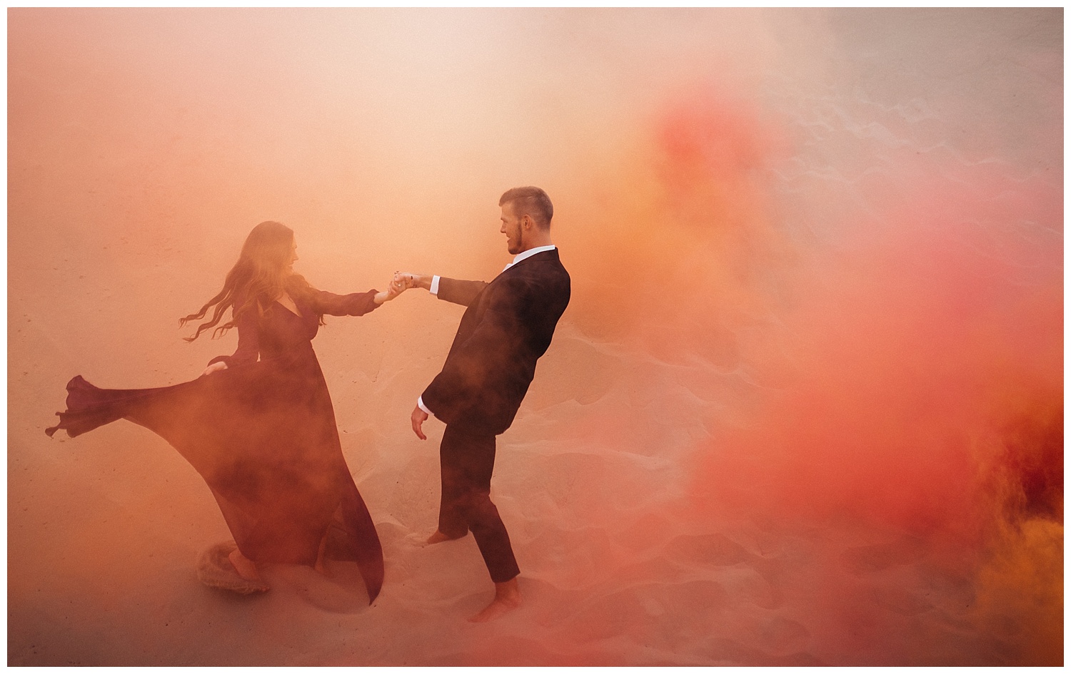 Eden Strader Smoke Bomb Photo