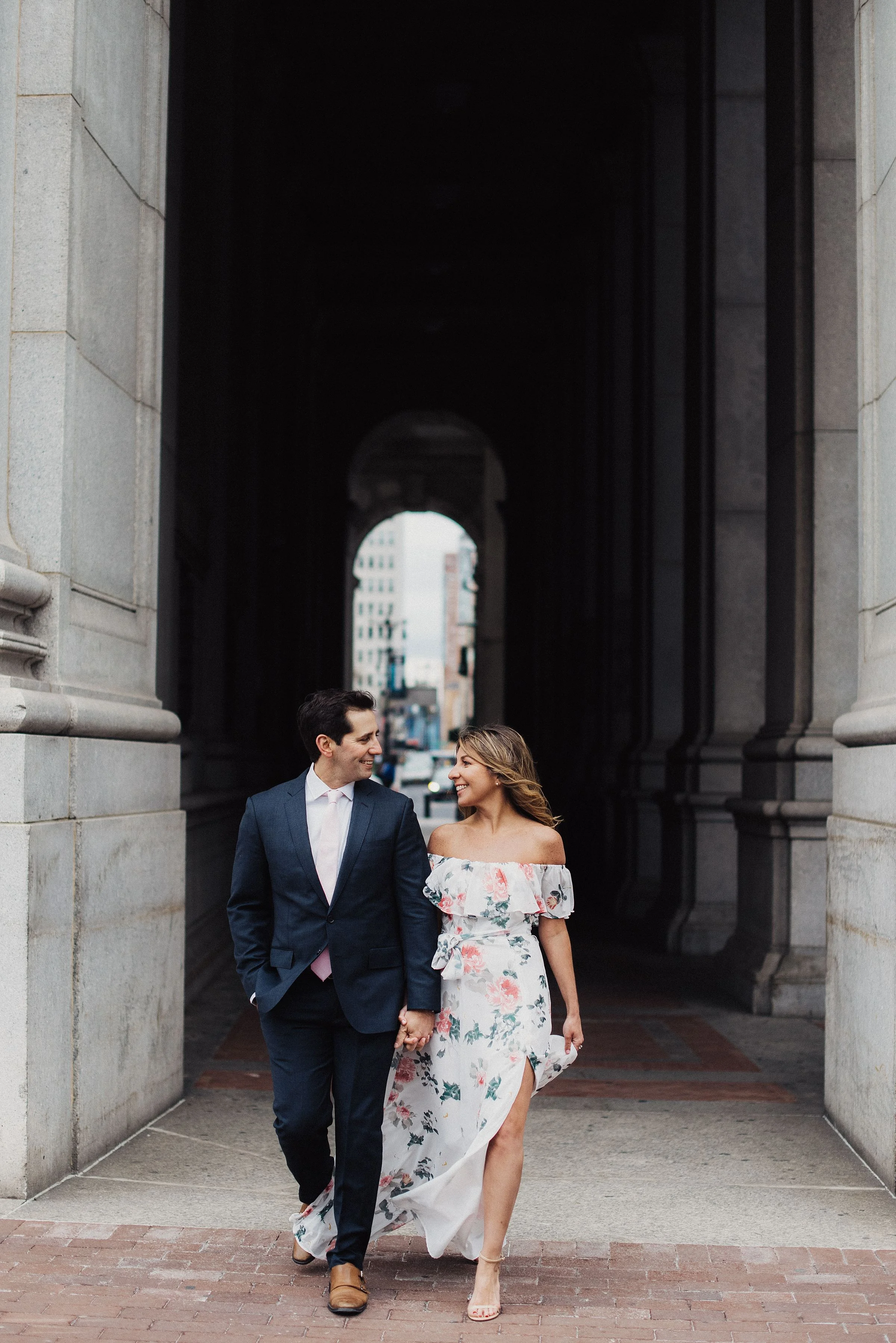 New York City Brooklyn Bridge Engagements