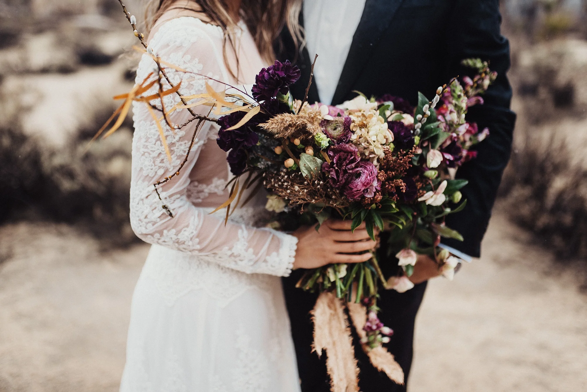 The Potted Pansy Wedding Bouquet