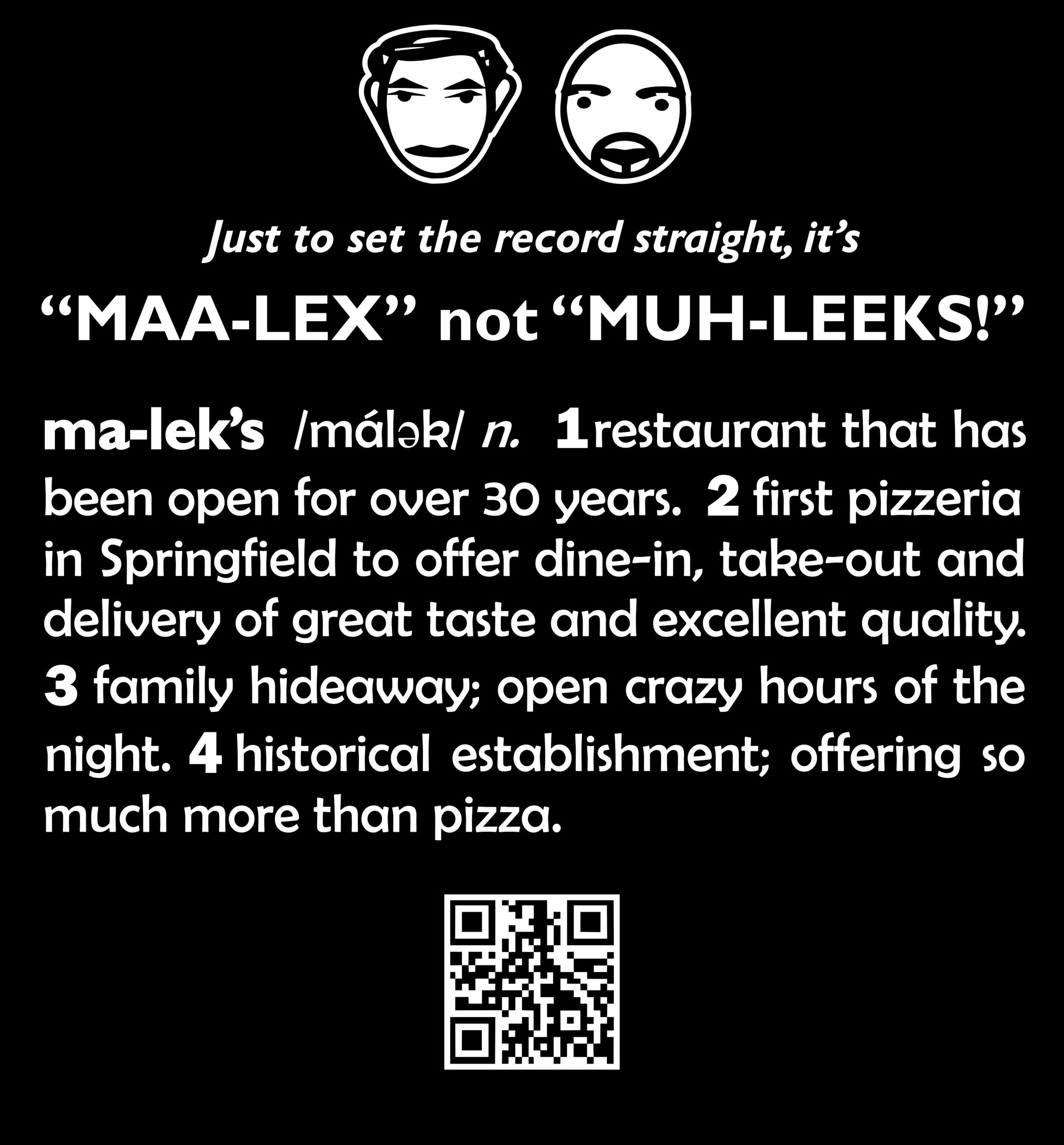 Maleks Pizza Shirts for sale $15