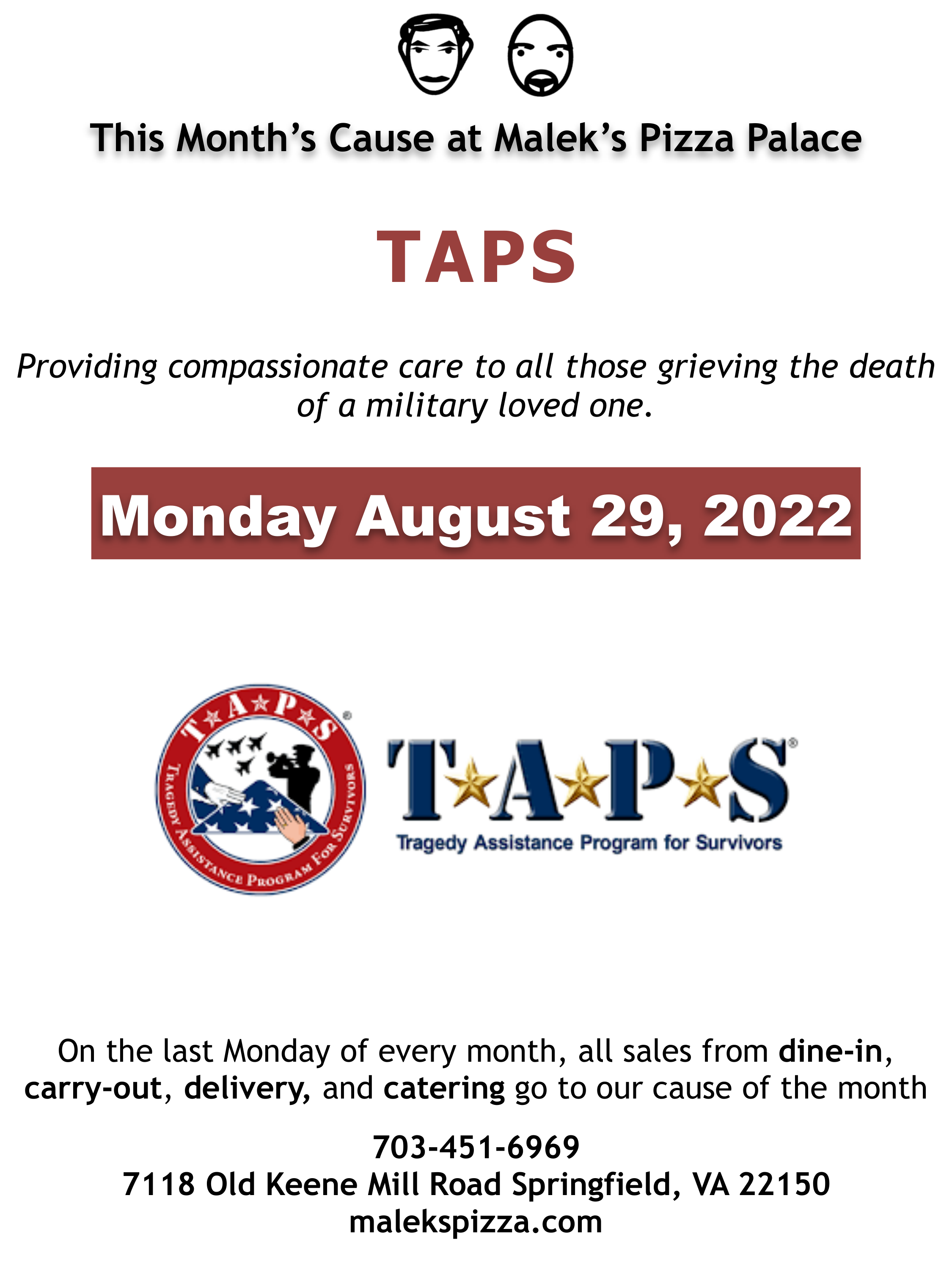 Last Monday at Malek's: TAPS