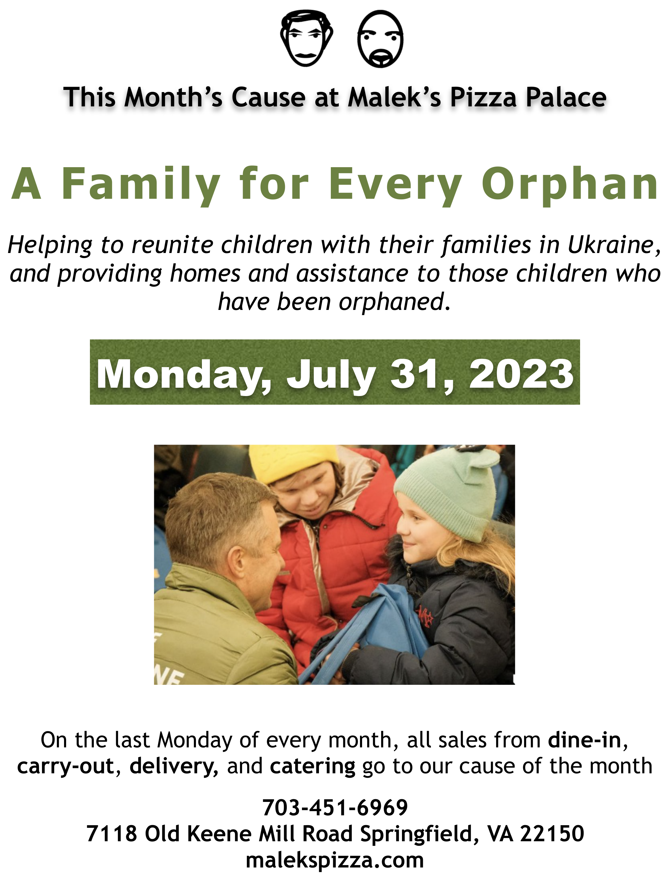 Last Monday at Malek's: A Family for Every Orphan