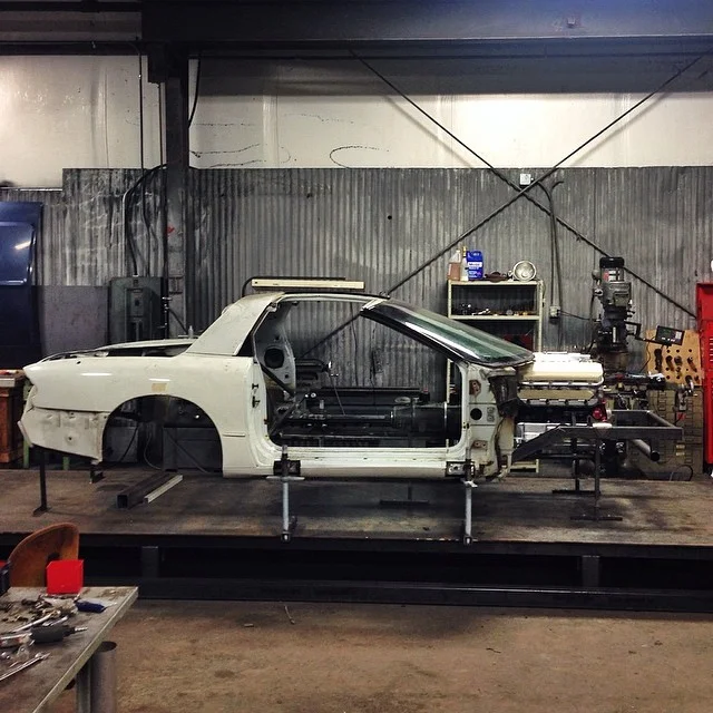 Spent the entire day fixturing the engine and the front frame. #300mphorbust #firebird #myfbodysgotabigblock #makecoolshiteveryday