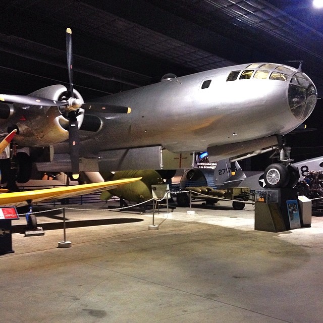 One of the most significant airplanes ever. Pretty awesome to see a #b29 in person. #warbirds