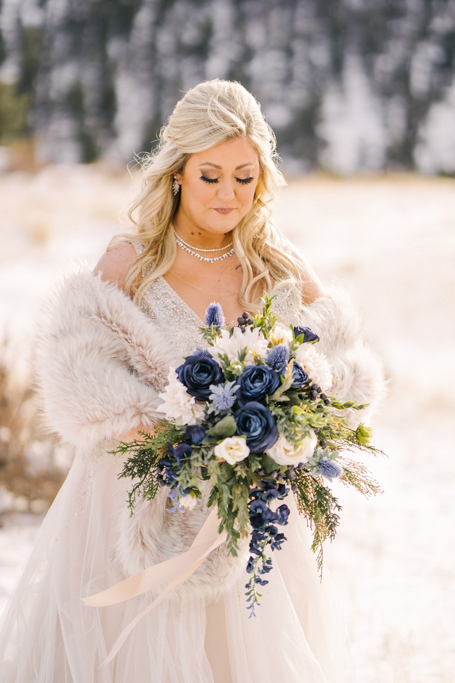 Cascading Bridal Bouquet Holly S