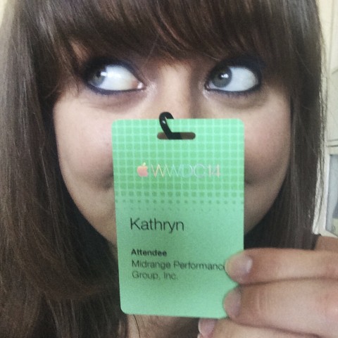 Showing off my badge :)