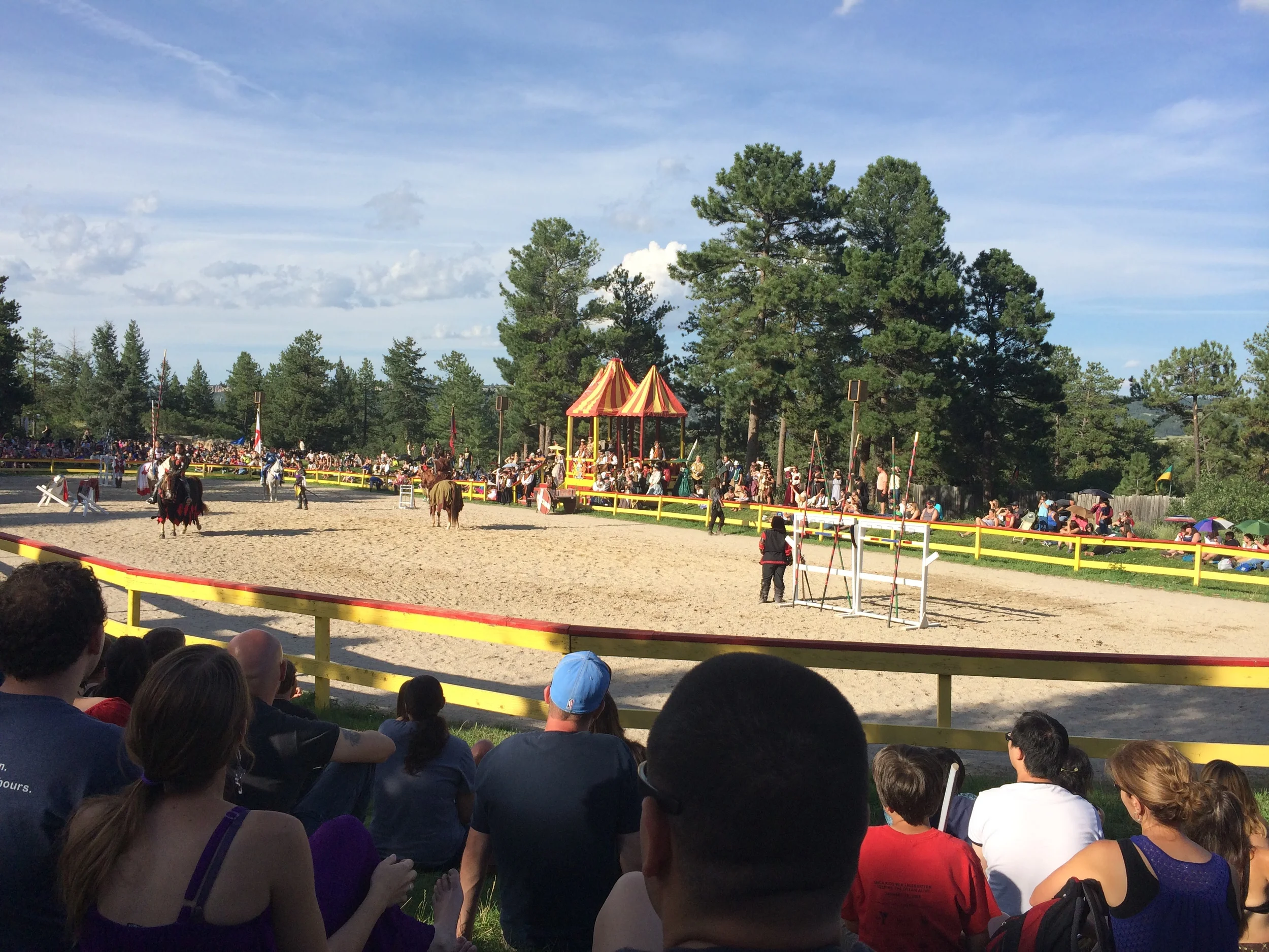 The jousting match at the end of the day