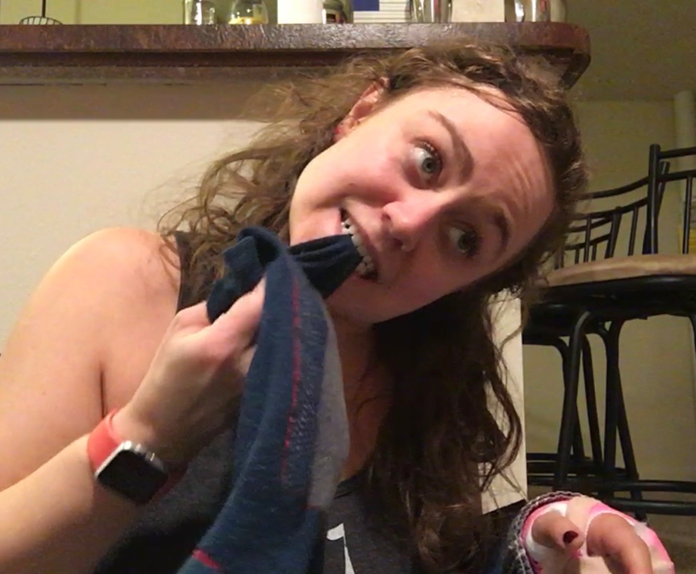 Don't worry, this sock is clean.