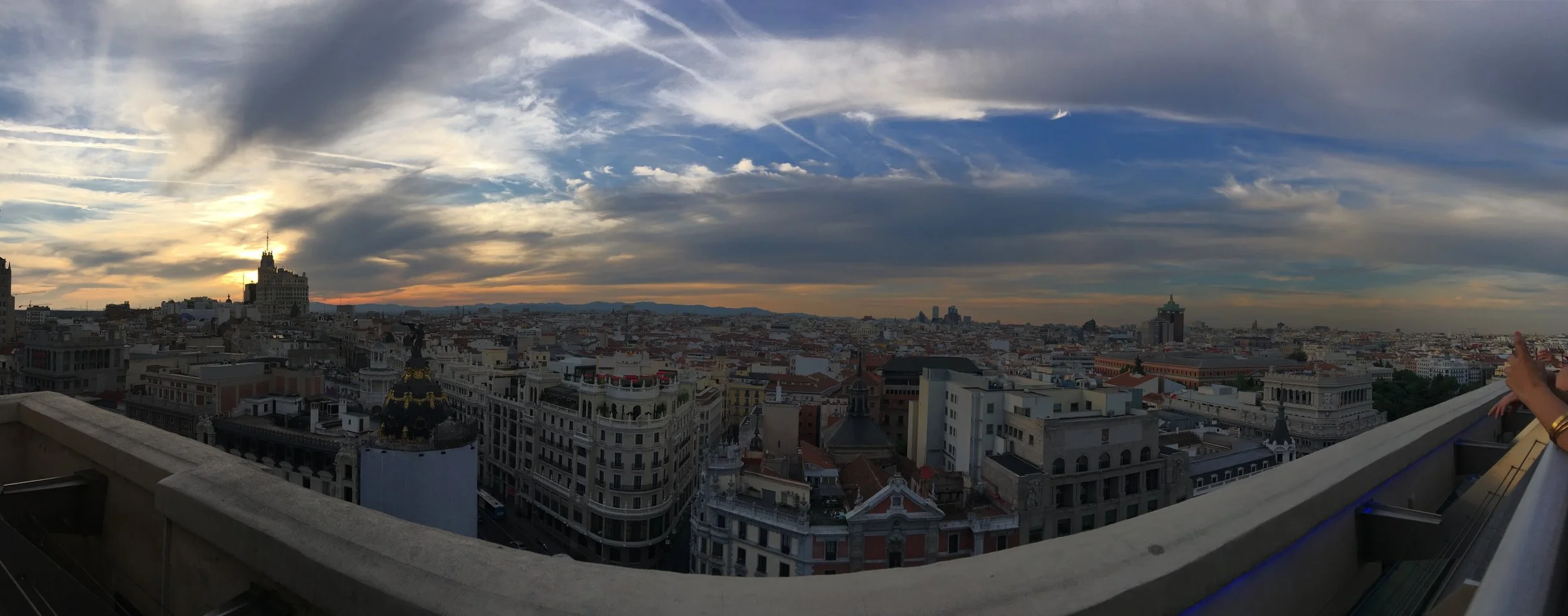 Sunset at Bellas Artes