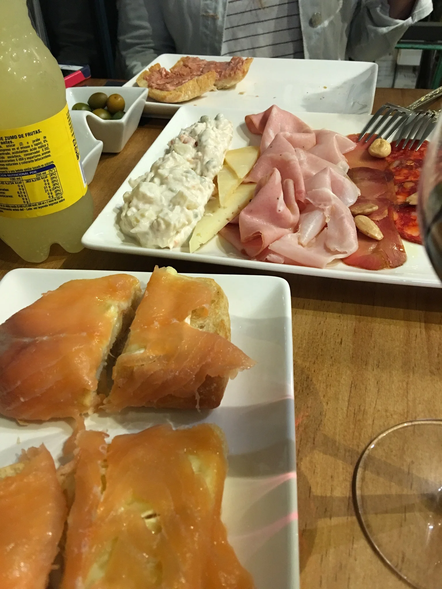 Tostas and tapas at Alimentación Quiroga