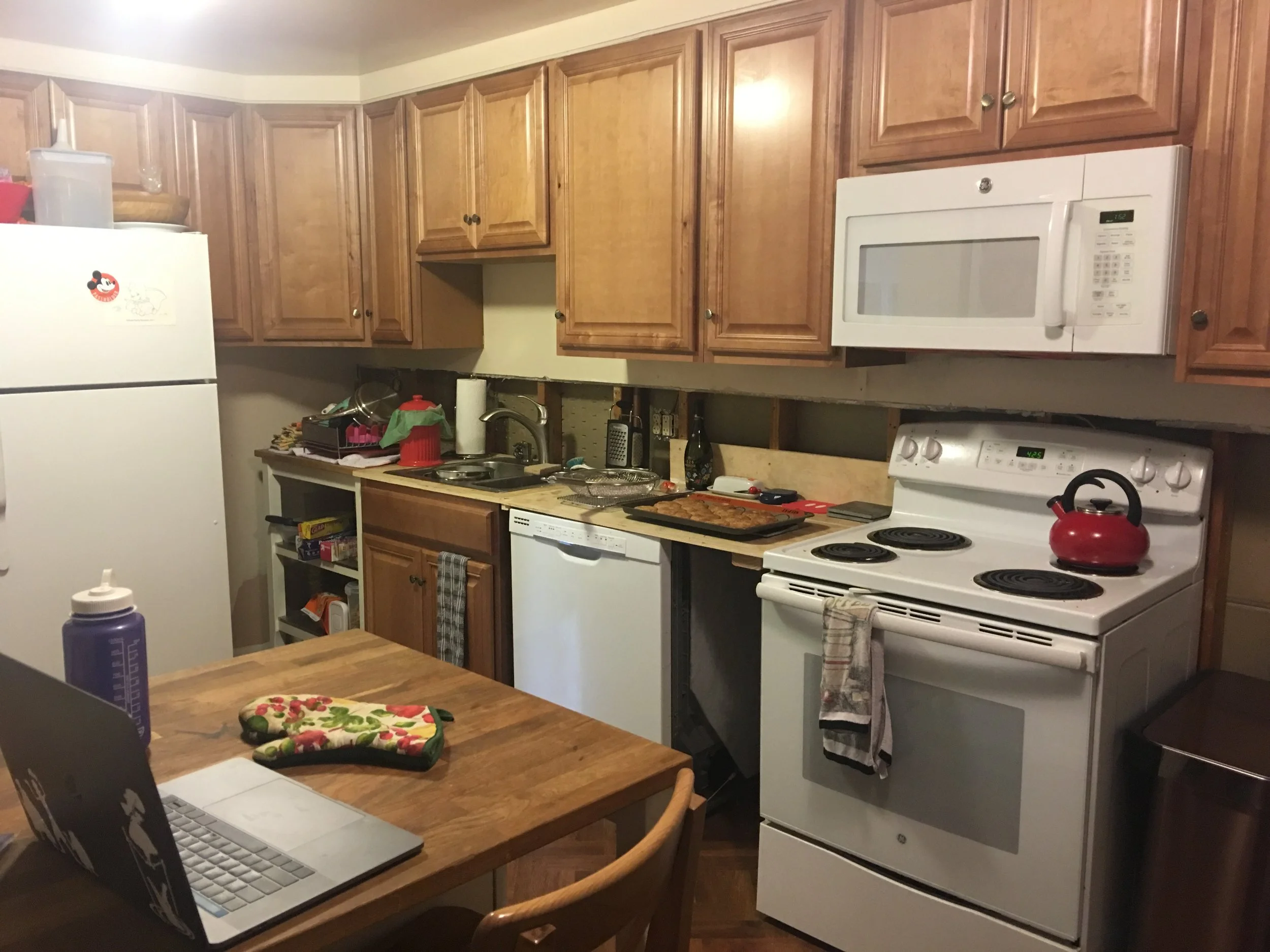 Our plywood kitchen