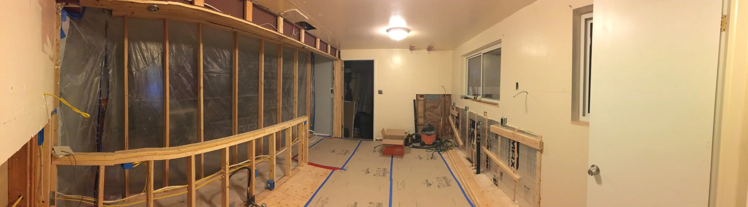 It felt like our kitchen looked like this for FOREVER, even though they were working around the clock everyday.