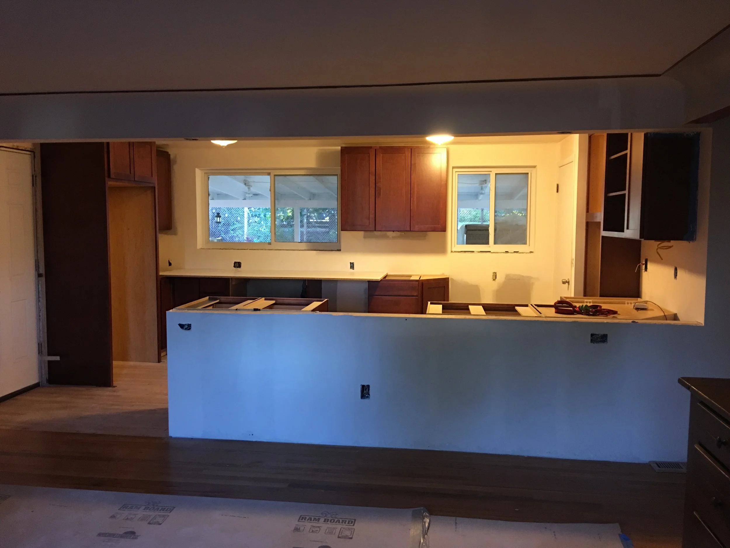 It is coming along, though 
