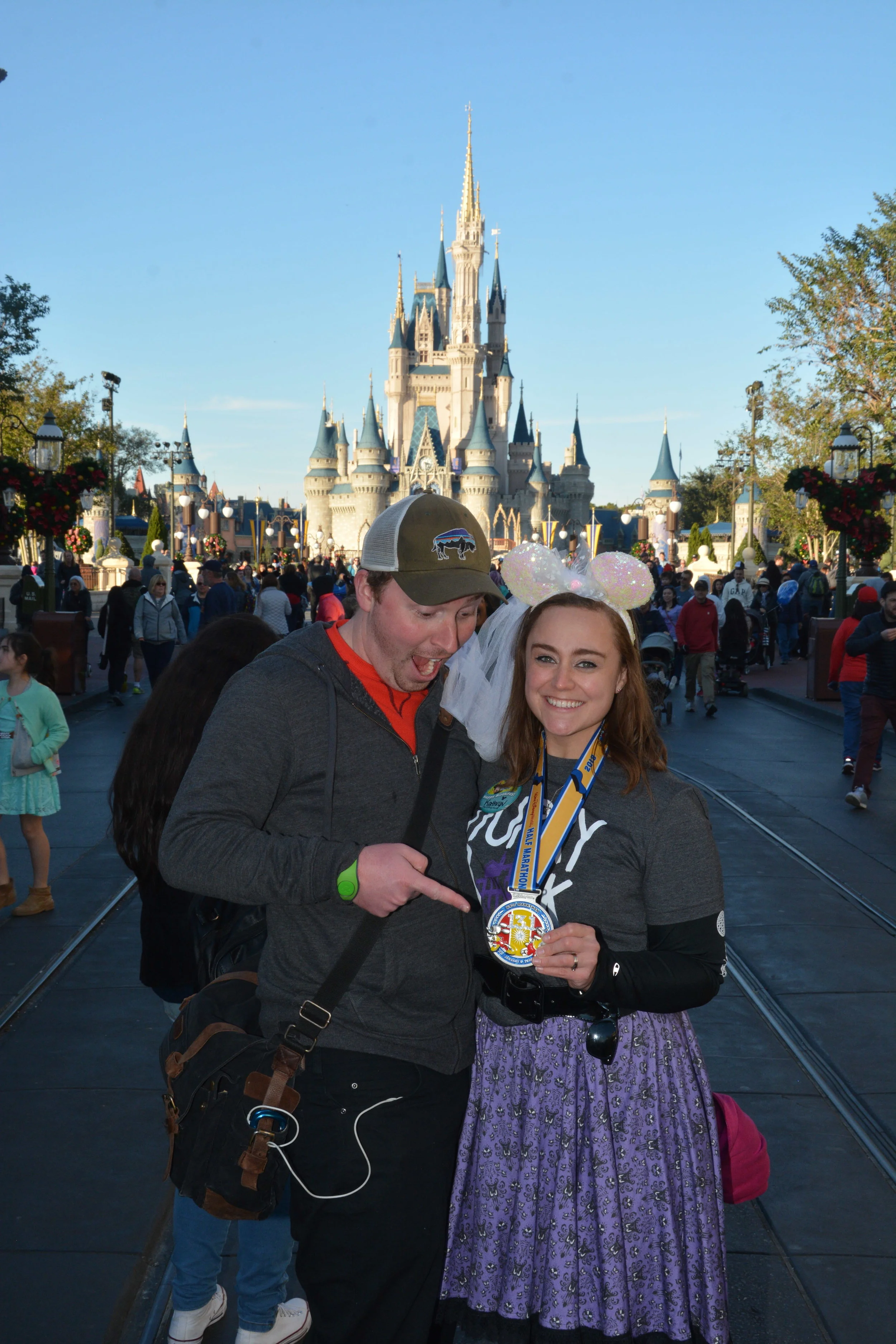 A huge thanks to this guy who went to Disney for over a week just to celebrate me and cheer me on ❤️