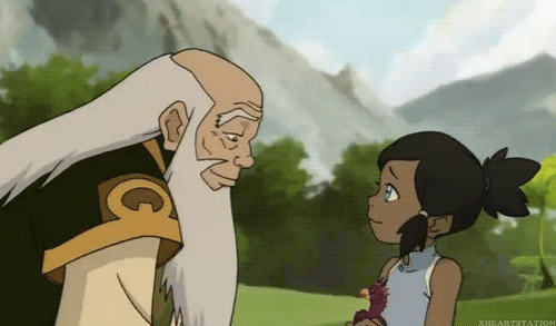 UNCLE IROH LIVES IN THE SPIRIT WORLD AND MEETS KORRA ASLD;ASD,QWOPDFWPE