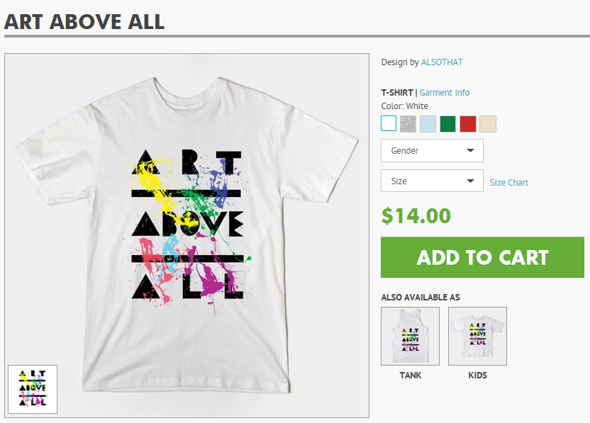 This is just a screenshot. You need to go to teepublic.com to actually buy one.