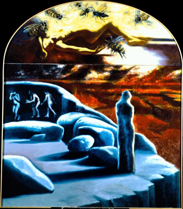 Painting by Janet Shafner