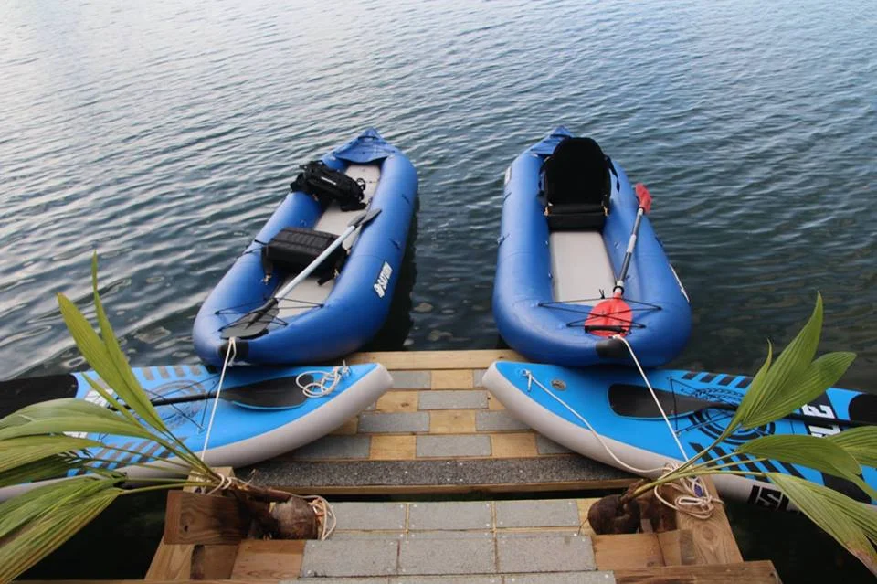 SUP yoga on Turtle Lake. Photo by Scott Gillilan.