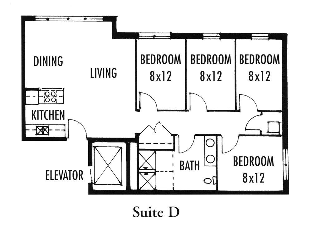 Apartment Suites — Lattimore Hall