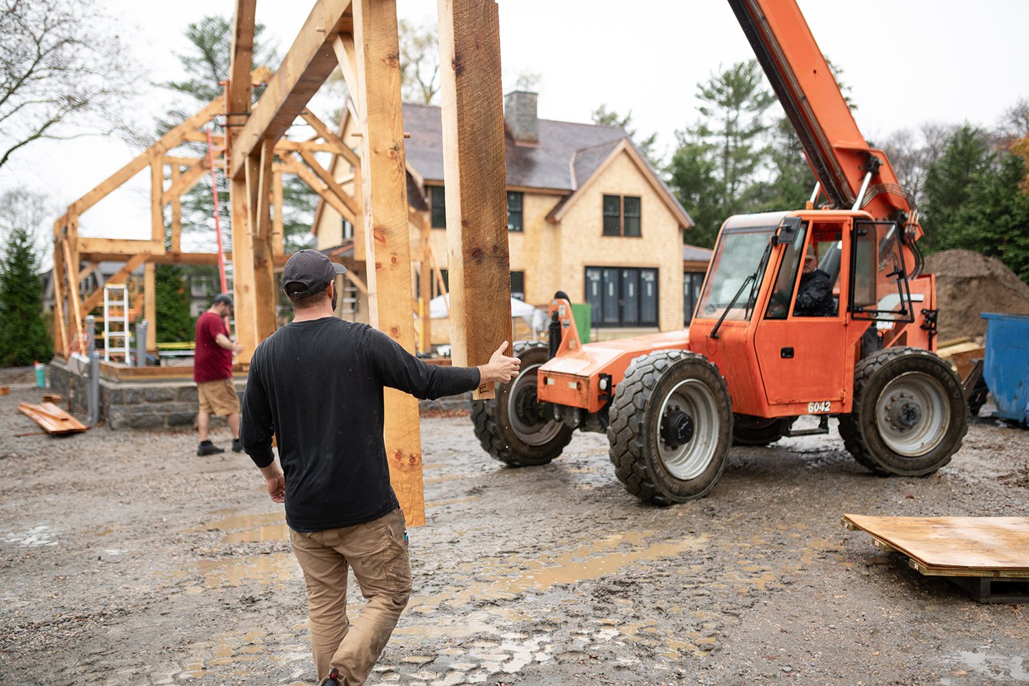   OBP Barn Raising |  Herrle Custom Homes 