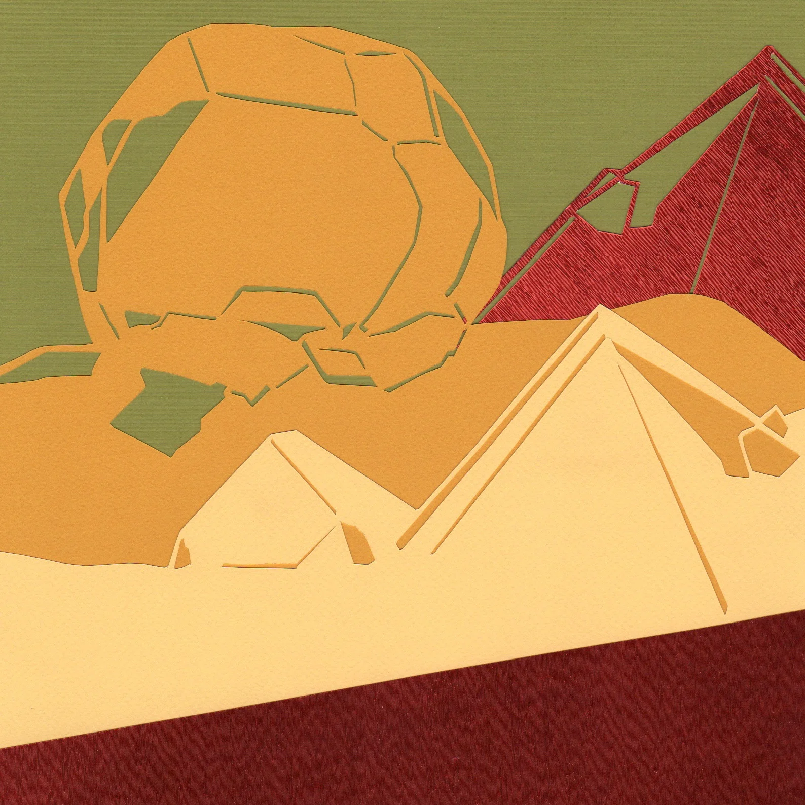 Rebecca Rothfus - Red Road (detail)