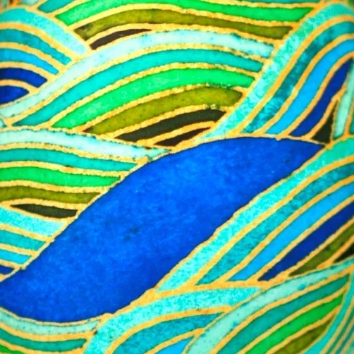 Katy David - Blue Hole Drift (detail)